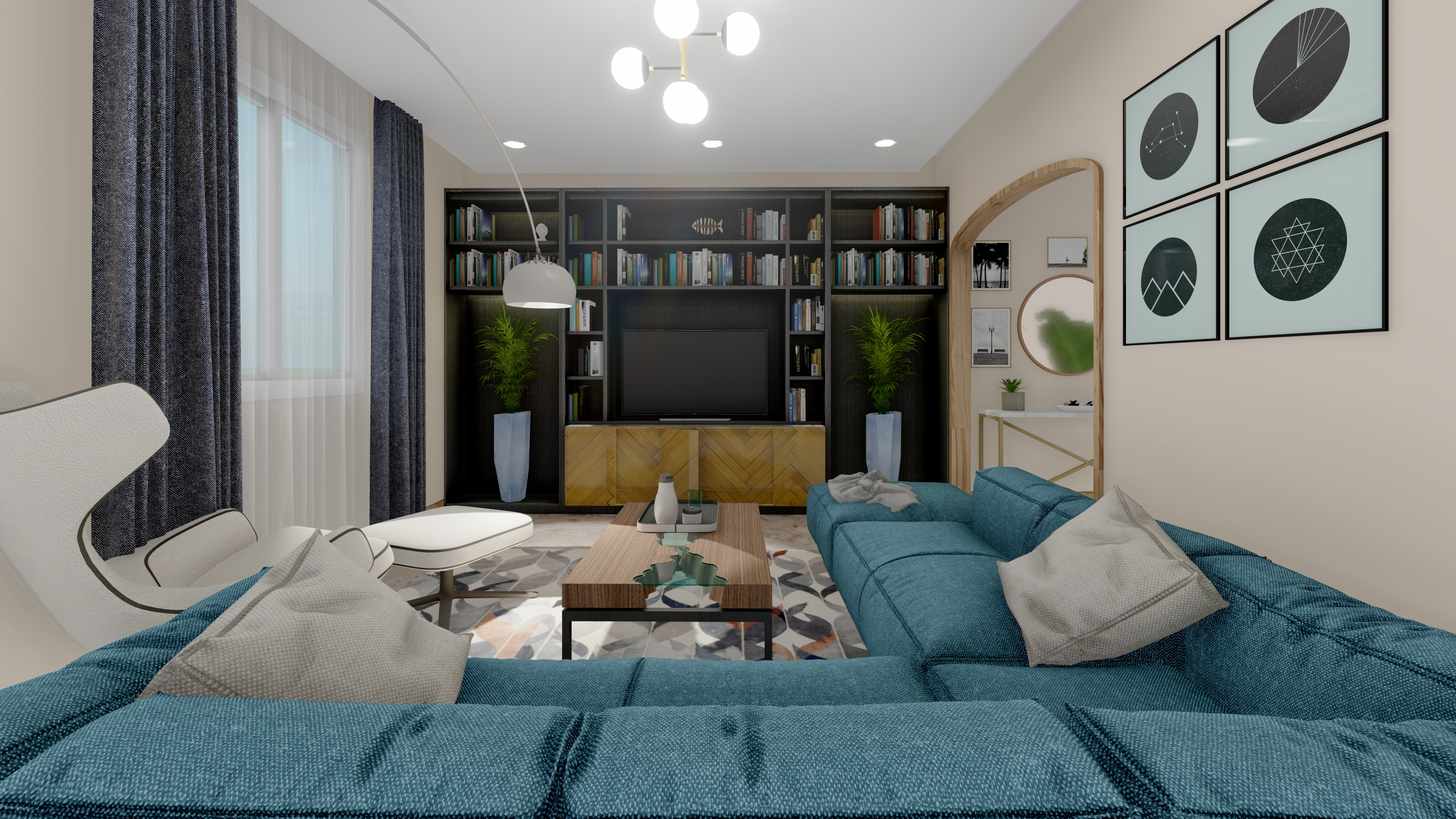 Interior & Landscape Design of A.B.K-4