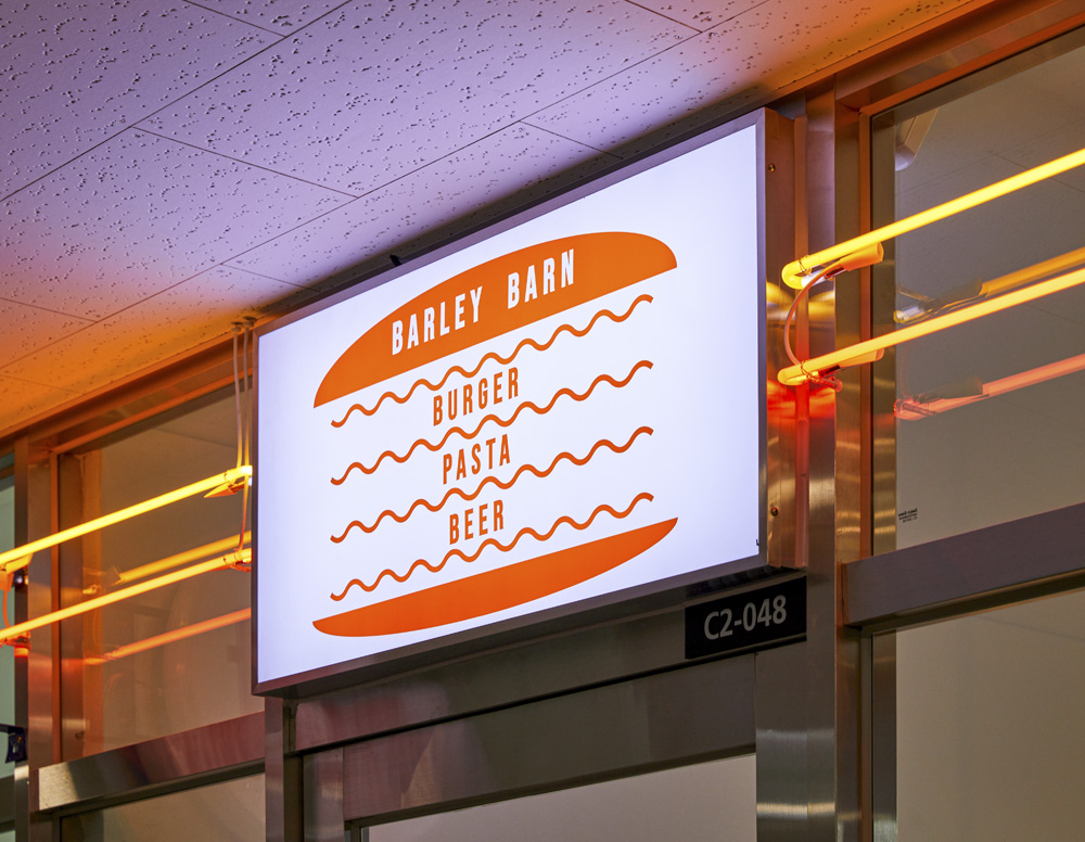 21 平现代复古风汉堡店 设计感与美味并存-16