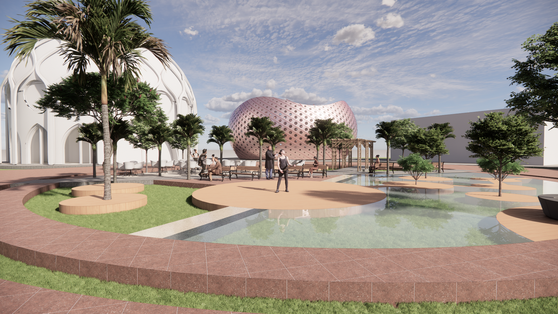 2030年埃及E·po（该术语无法准确识别）活动在吉萨金字塔举行 

### 说明
鉴于E·po不是常见且明确的词汇，难以对其进行准确翻译，这里按照原文措辞呈现，并在后面标注提示 丨Ibrahim Osama,Ahmed Hossam等四人-1