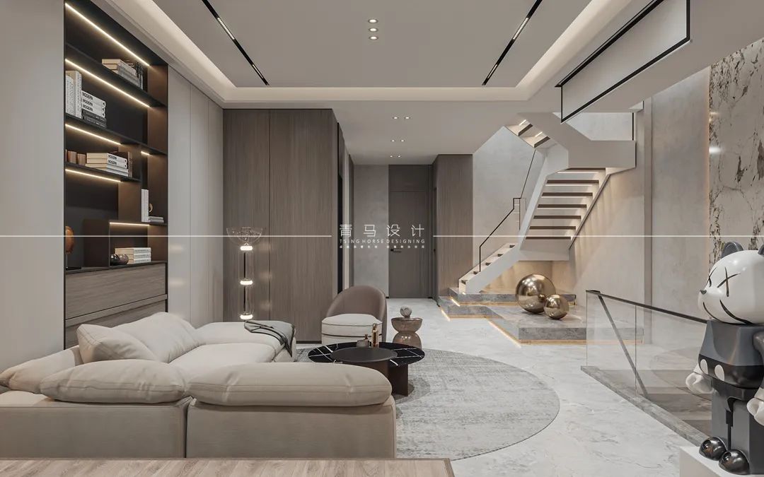 世园大公馆意式轻奢联排别墅丨中国西安丨青马别墅设计-19