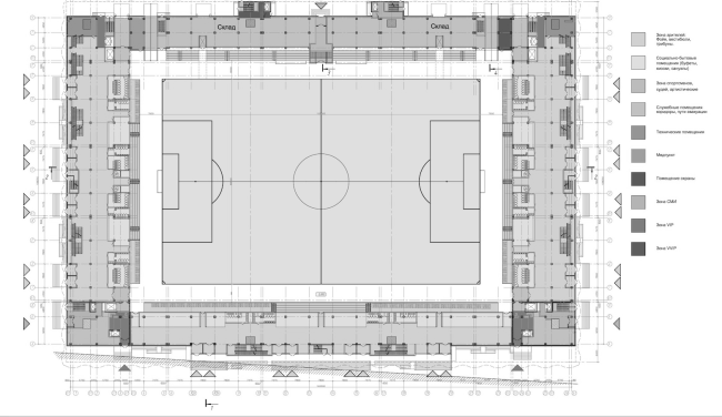 多功能综合体“斯巴达克”足球场丨俄罗斯莫斯科-57
