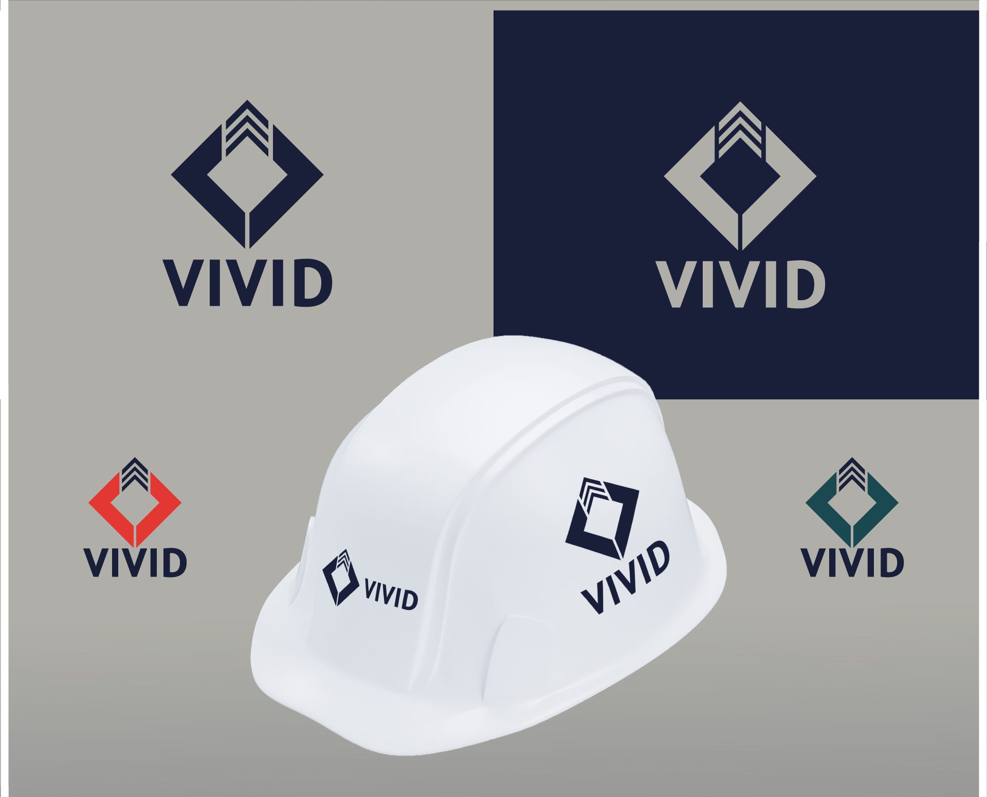 تصميم شعار احترافي باسم vivid-1