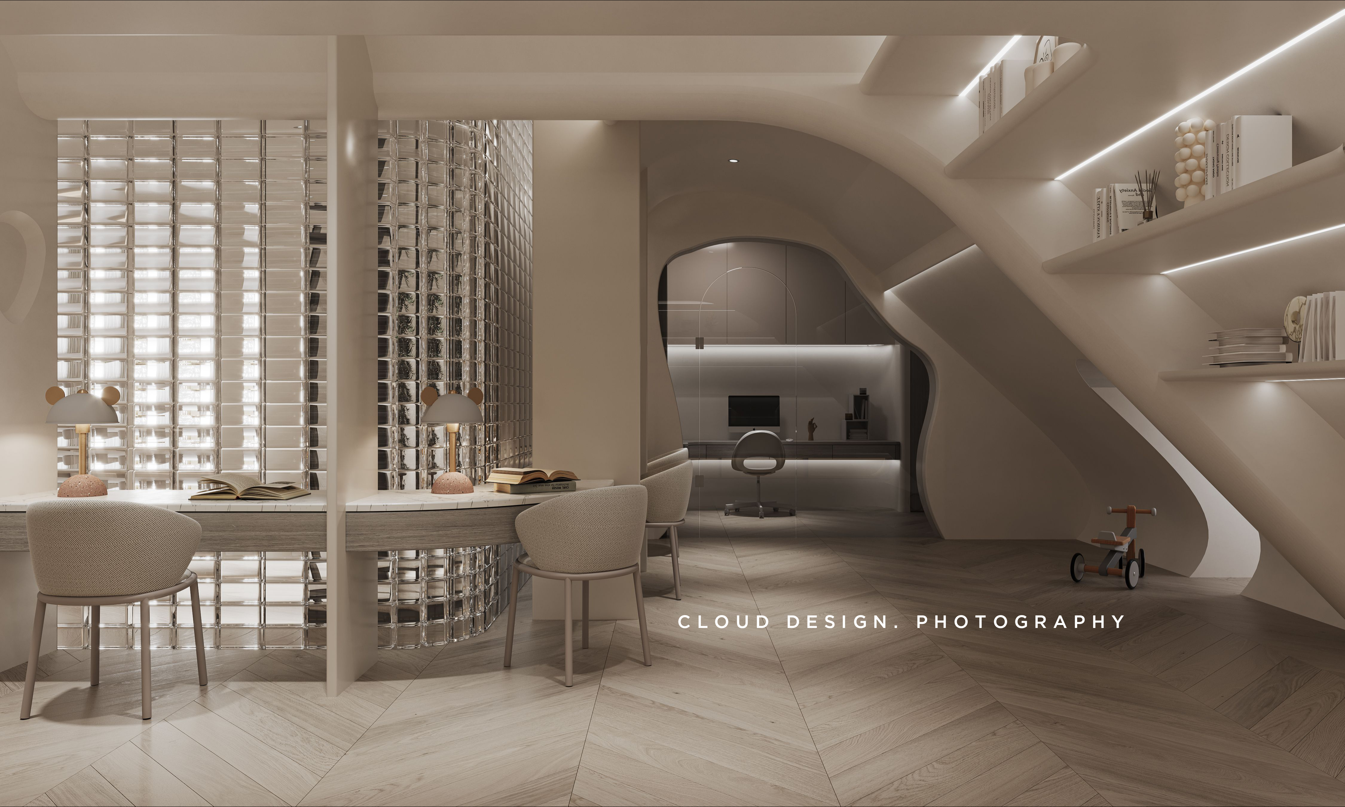 梦想阁楼 | 打造宁静童趣的书香空间-4