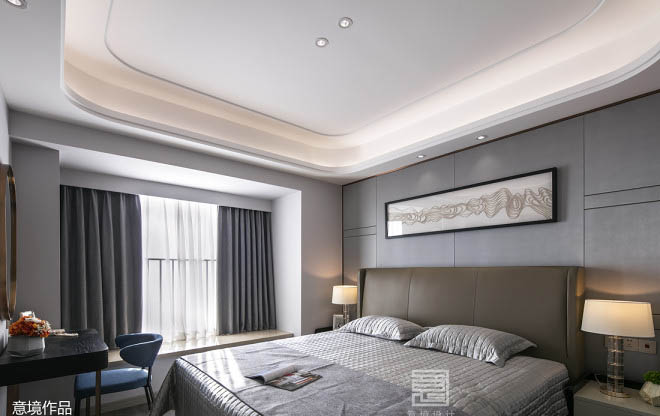 115㎡现代轻奢住宅  意境设计-45