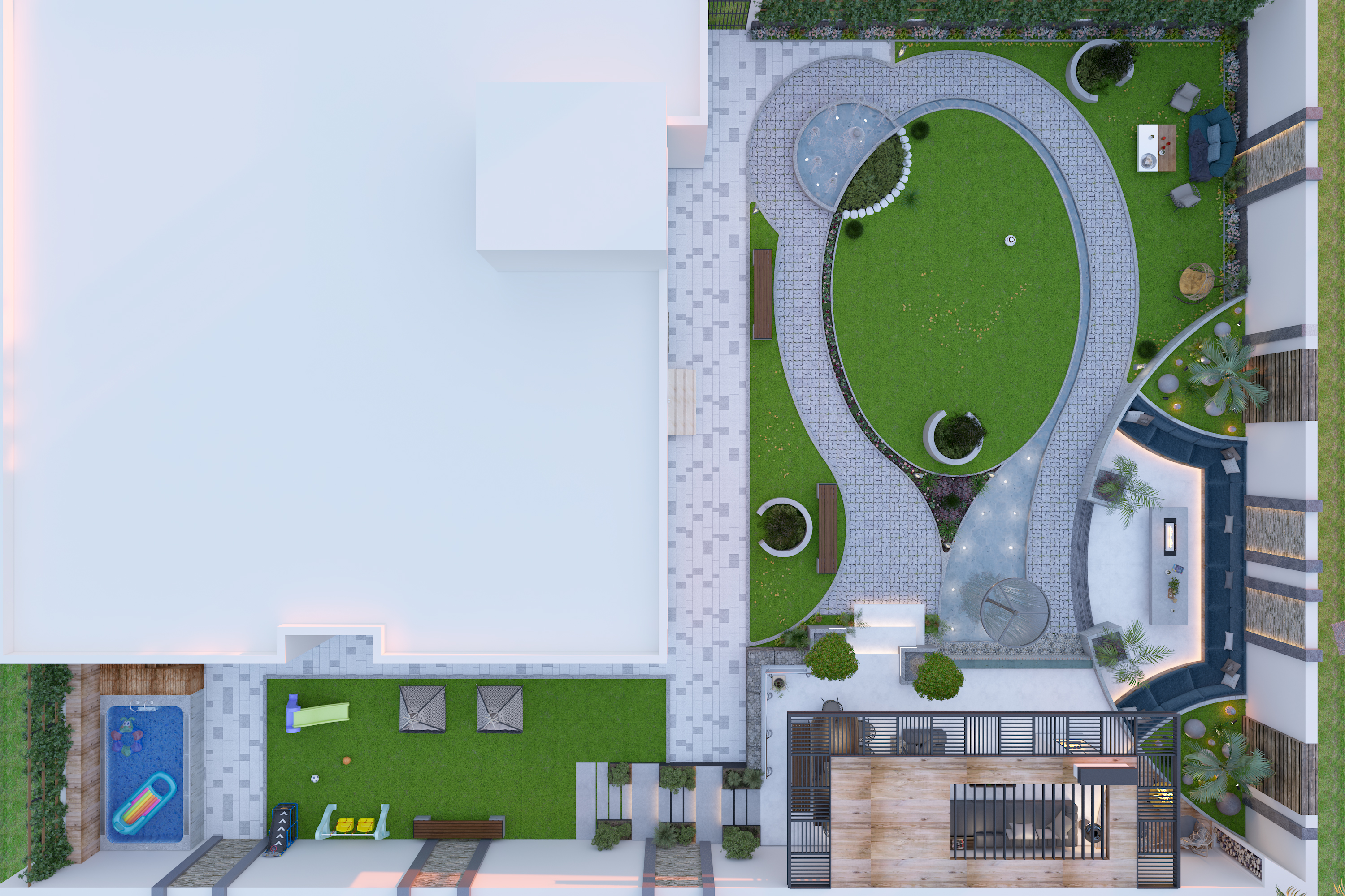 别墅后院花园丨laarte.ae-24