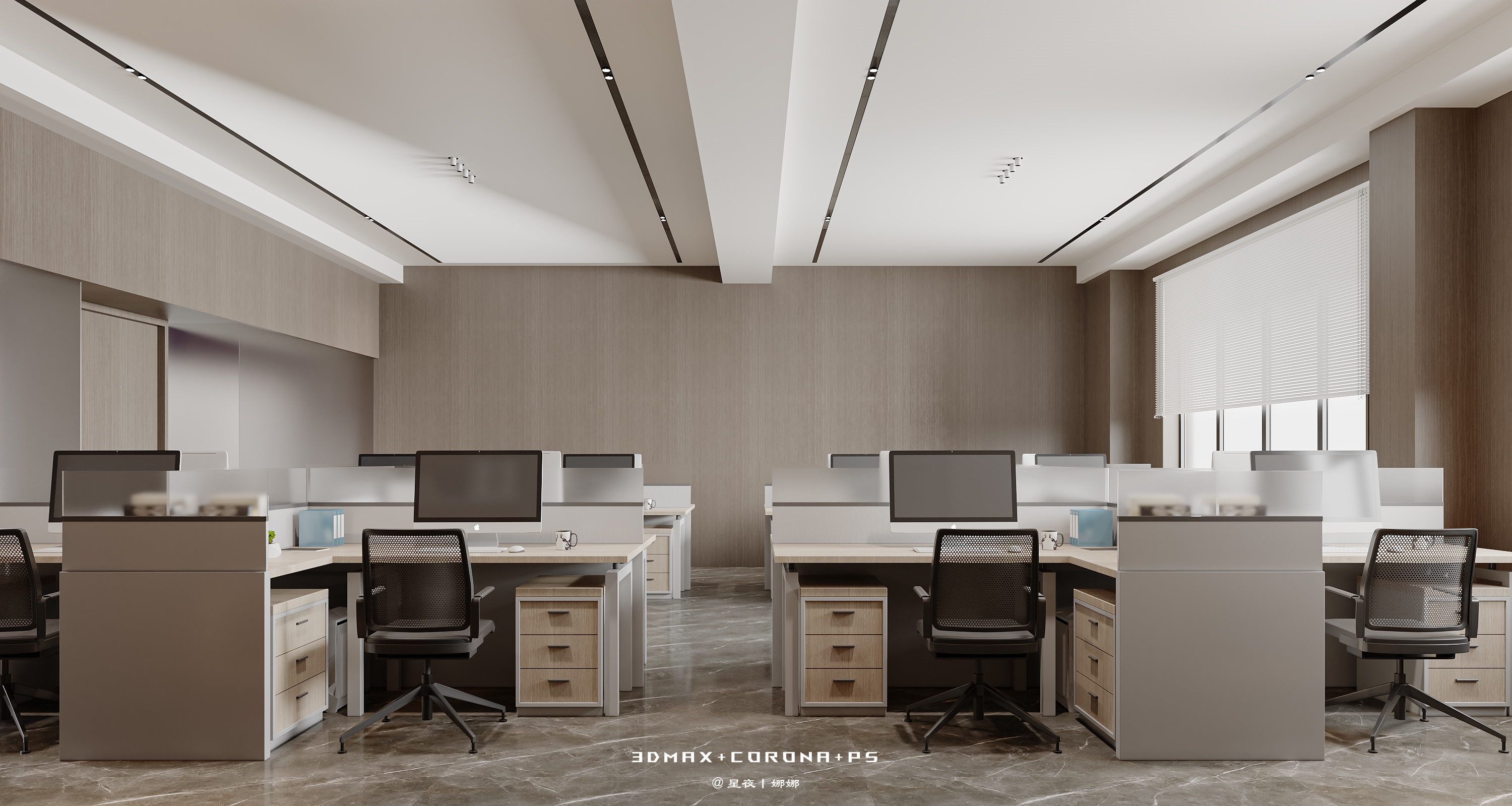 现代简约的高级--简约中式办公会所-3