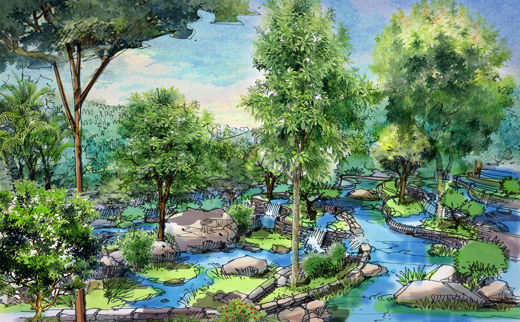 罗浮净土人文纪念园入口公园，惠州 / SED新西林-82