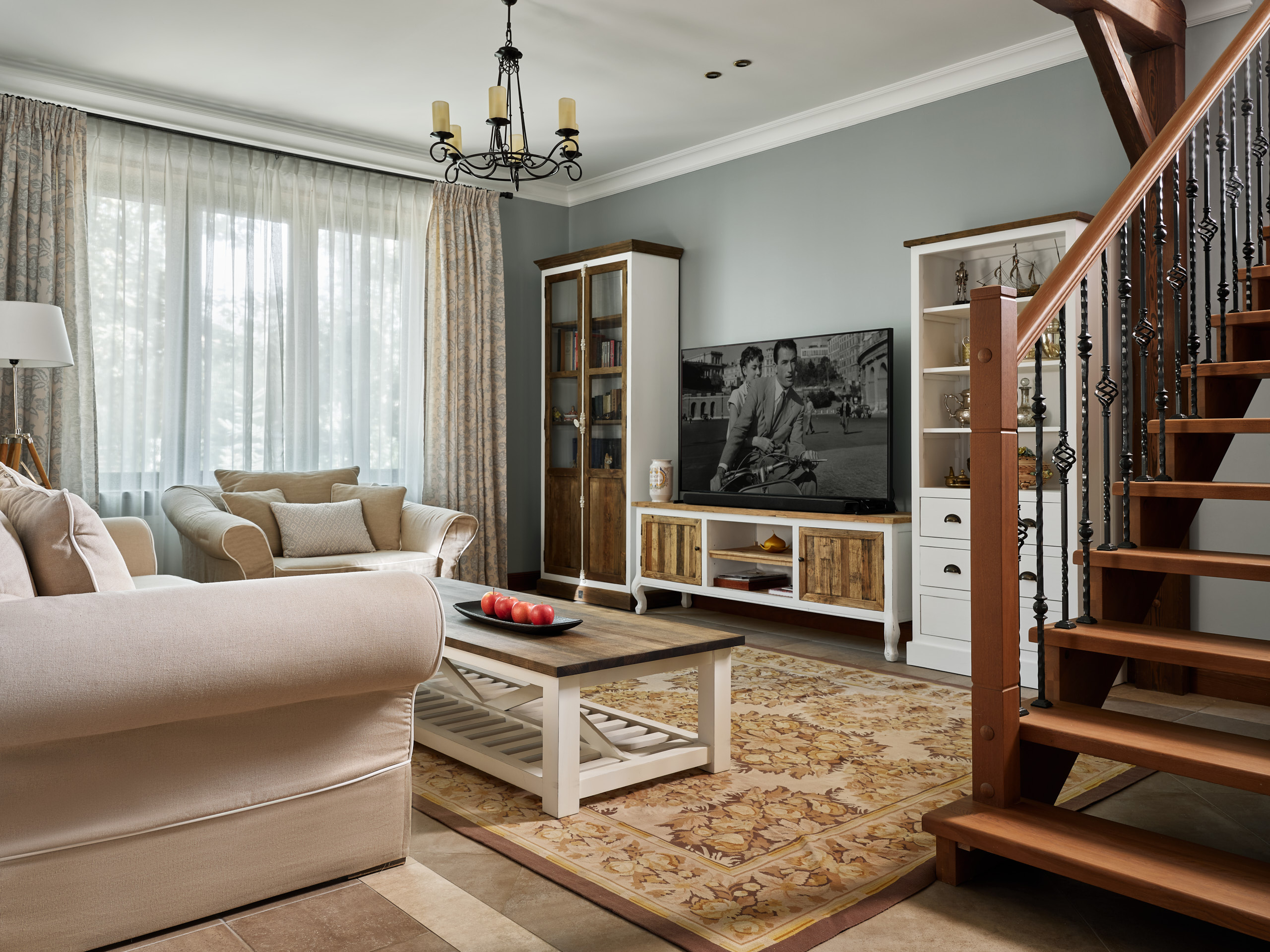 2-этажный дом 100 кв.м. в стиле прованс • Redesign-home.ru-0