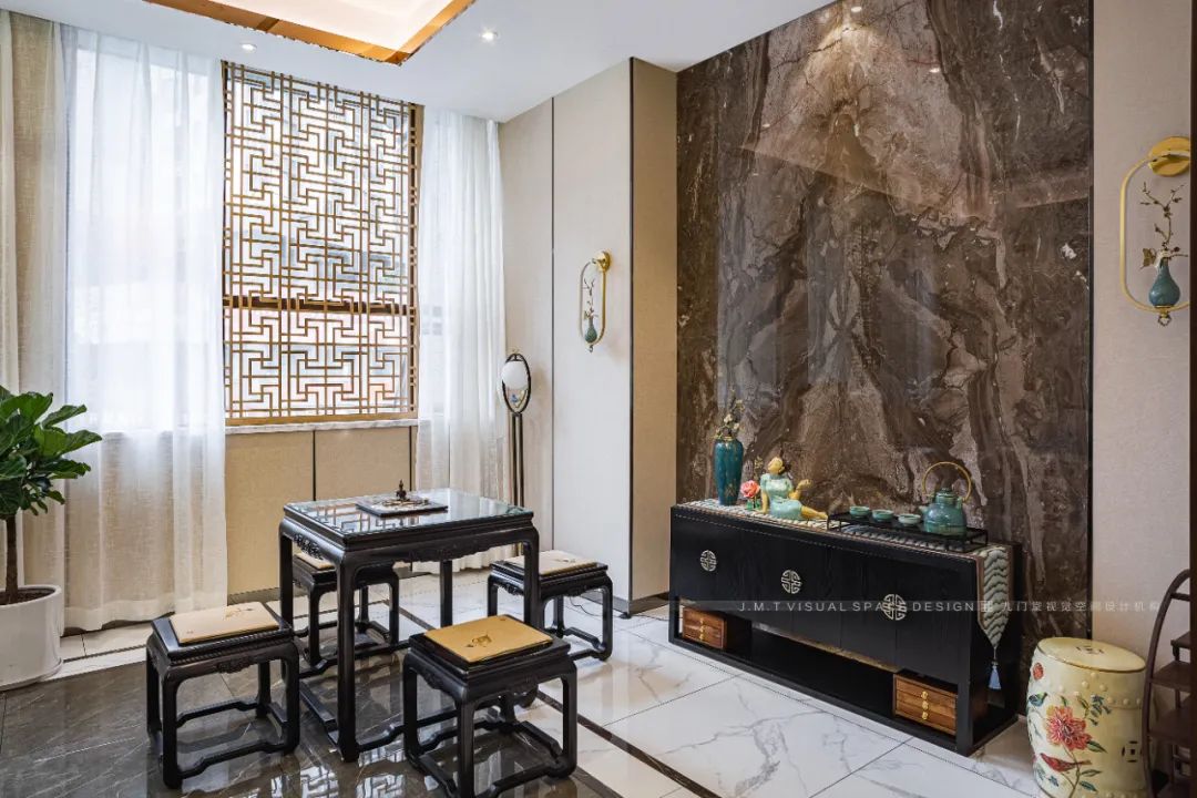 诗意新中式会所,温润儒雅的空间美学-53
