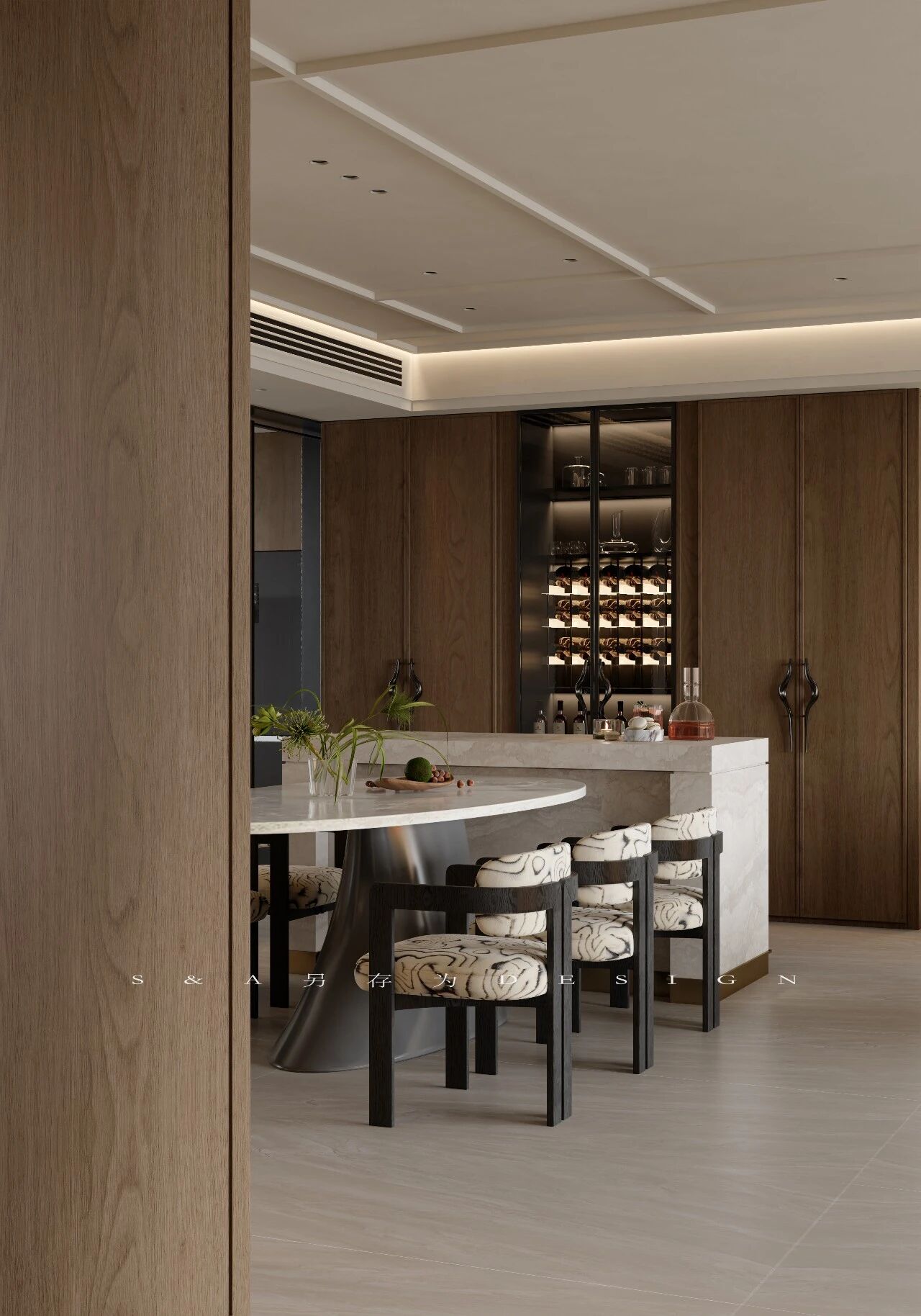 老钱雅韵藏于心，木色勾勒家轮廓丨SA设计-22