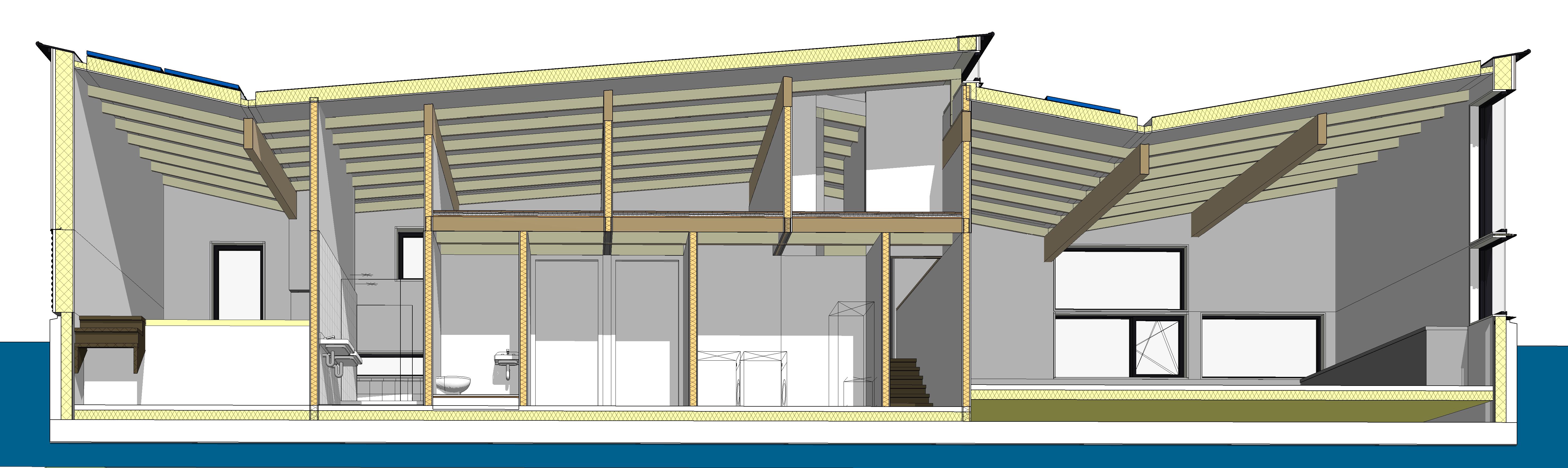 阿姆斯特丹"波"住宅 | 室内设计中的波浪元素与空间利用-26