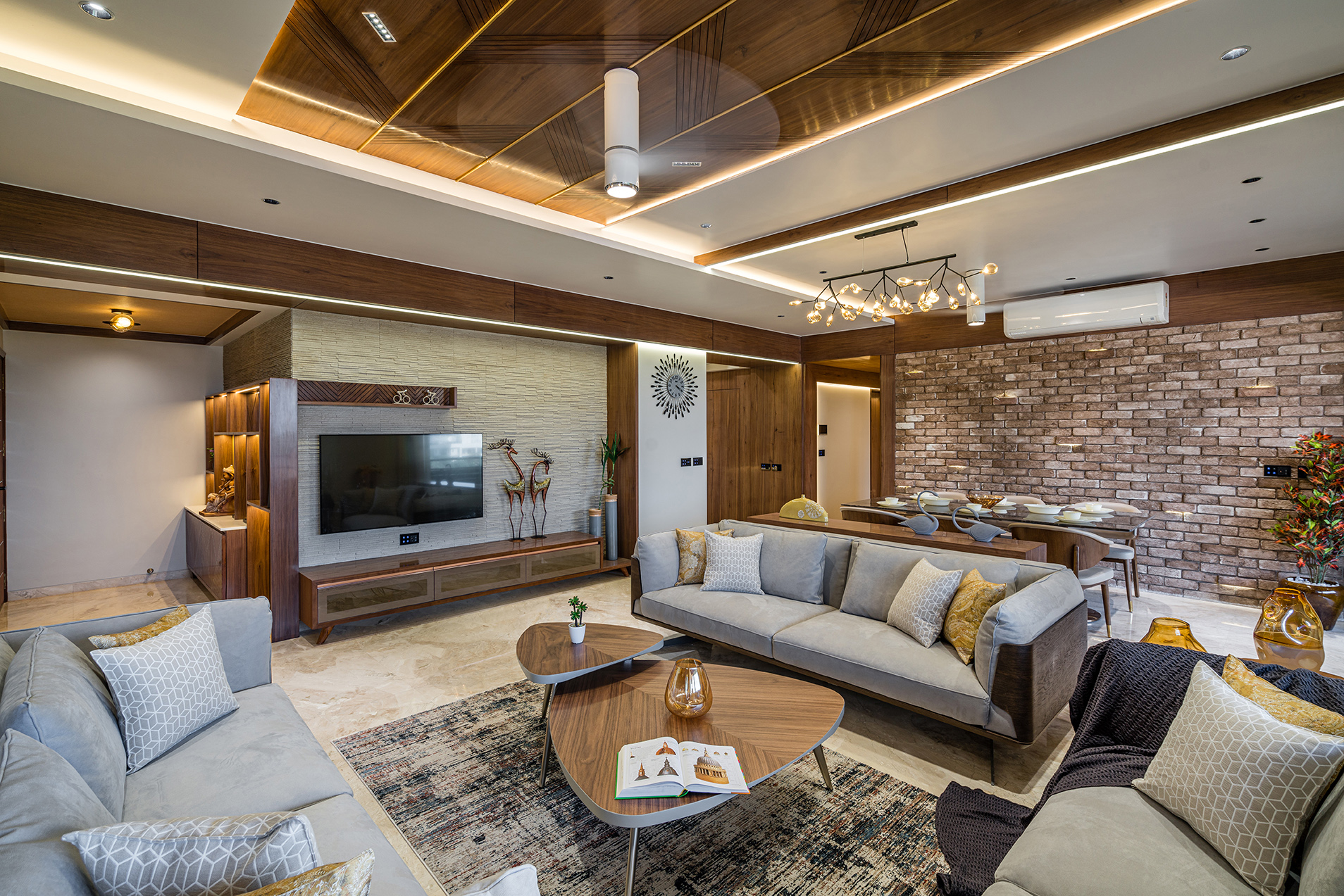 Aman 公寓室内设计丨印度丨Prashant Parmar Architect-5