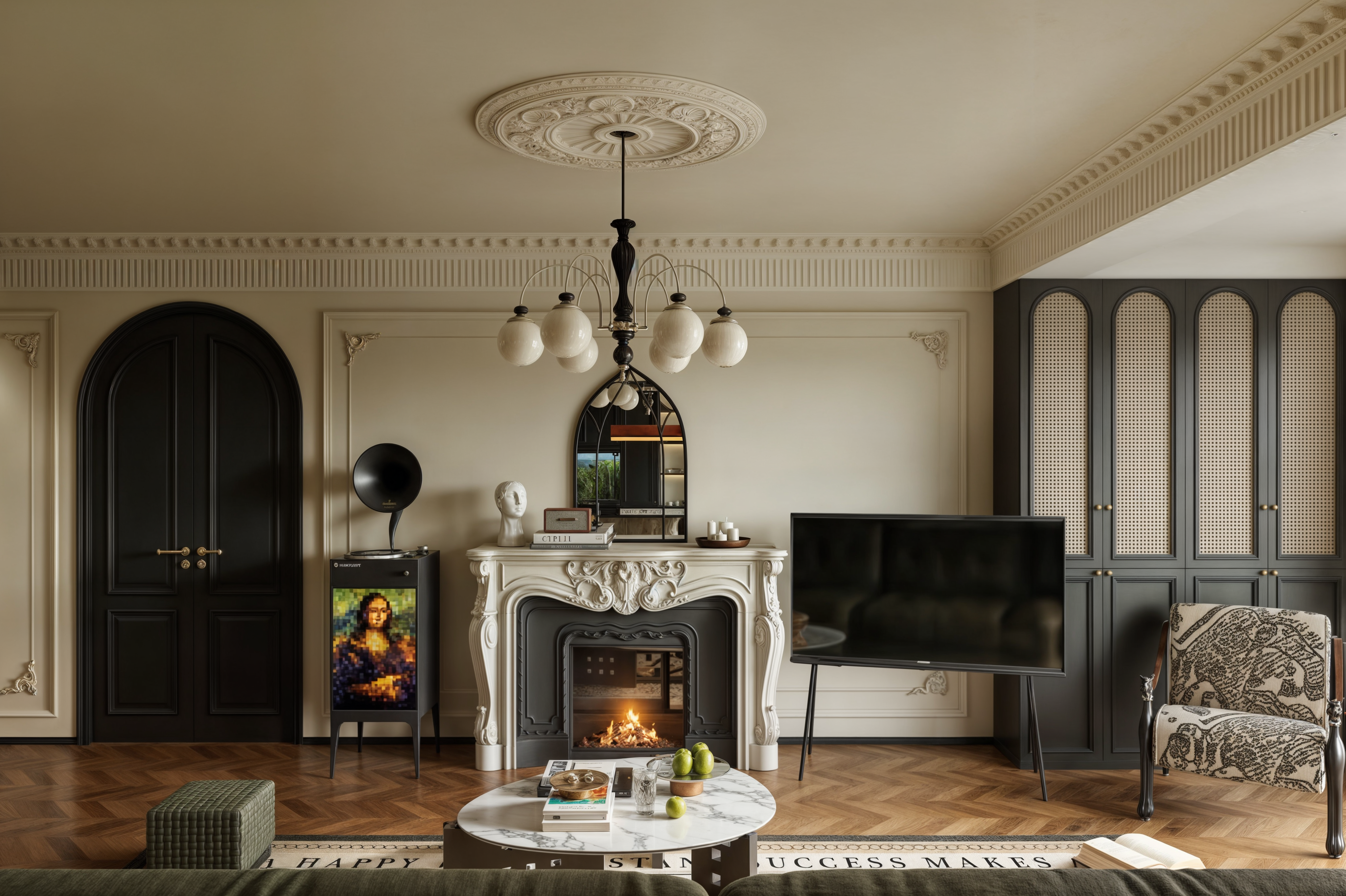 中古法式客厅  中古客餐厅 -0