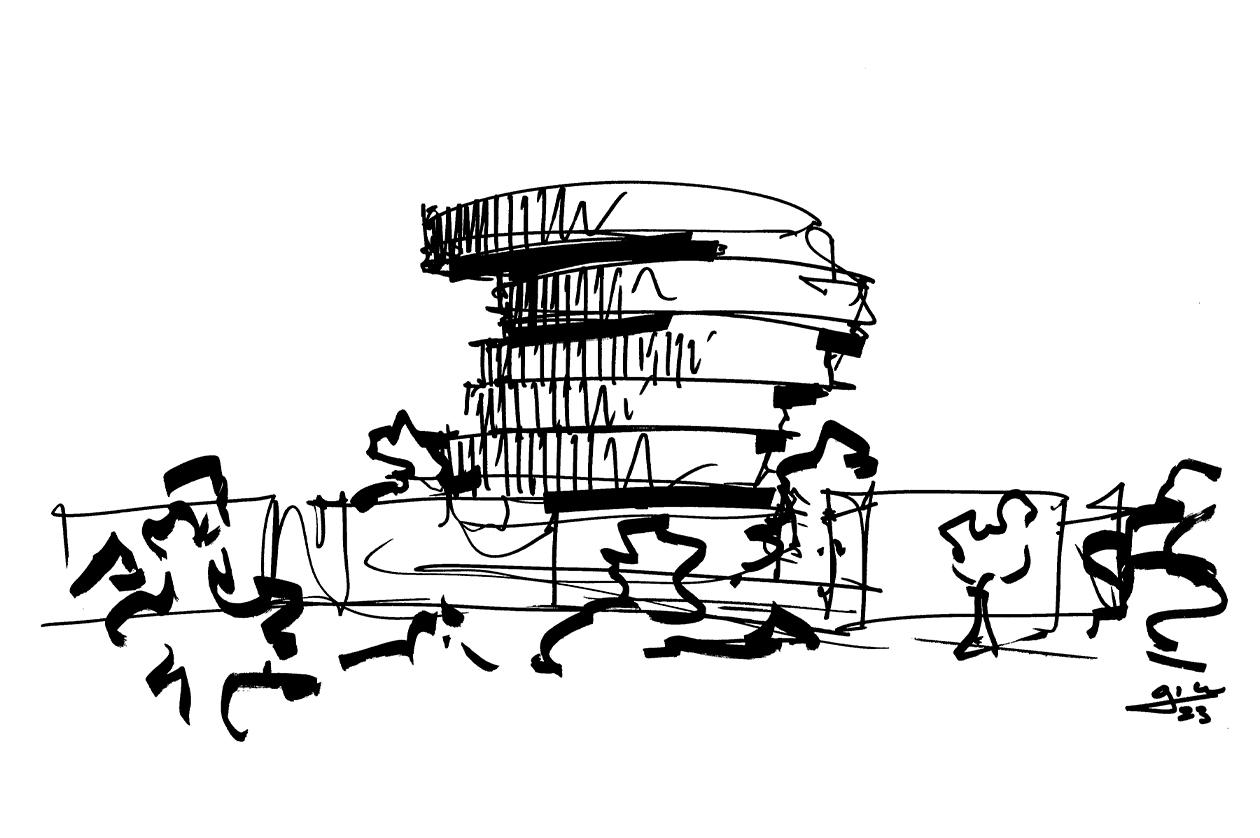 "OODA 打造的 Klan TV 新总部 | 电影卷轴般的动态建筑"-16