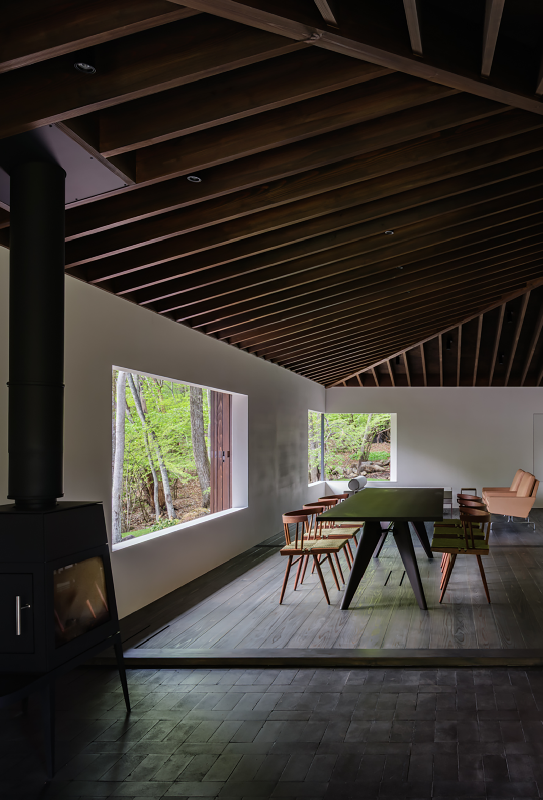 红松林中的然居丨奥野公章建筑设计事务所-20