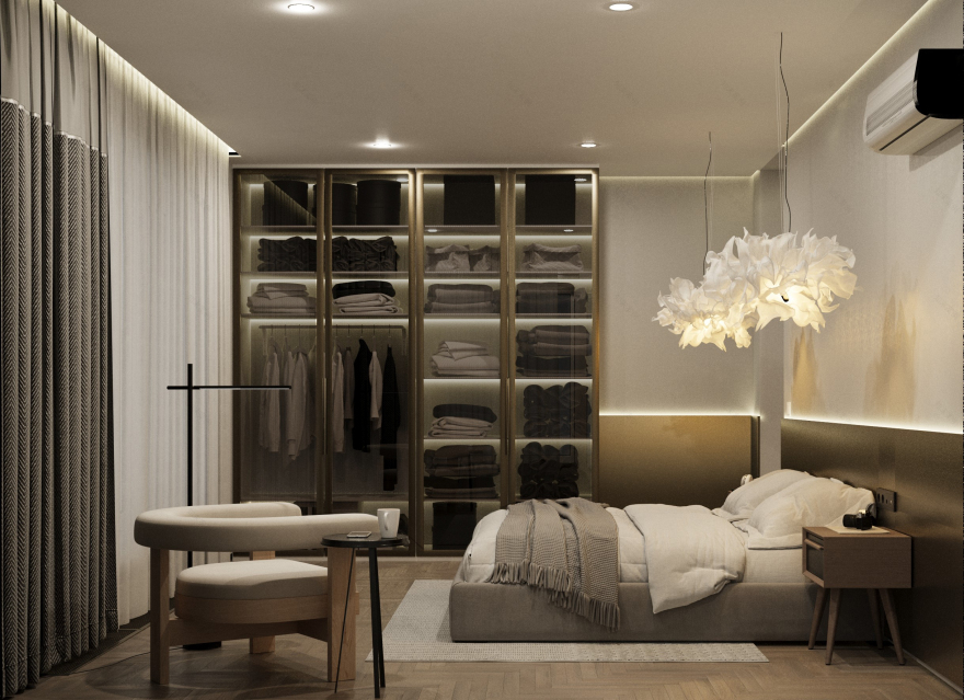 白色工作室公寓丨乌克兰基辅丨Аліна Кисіль-38