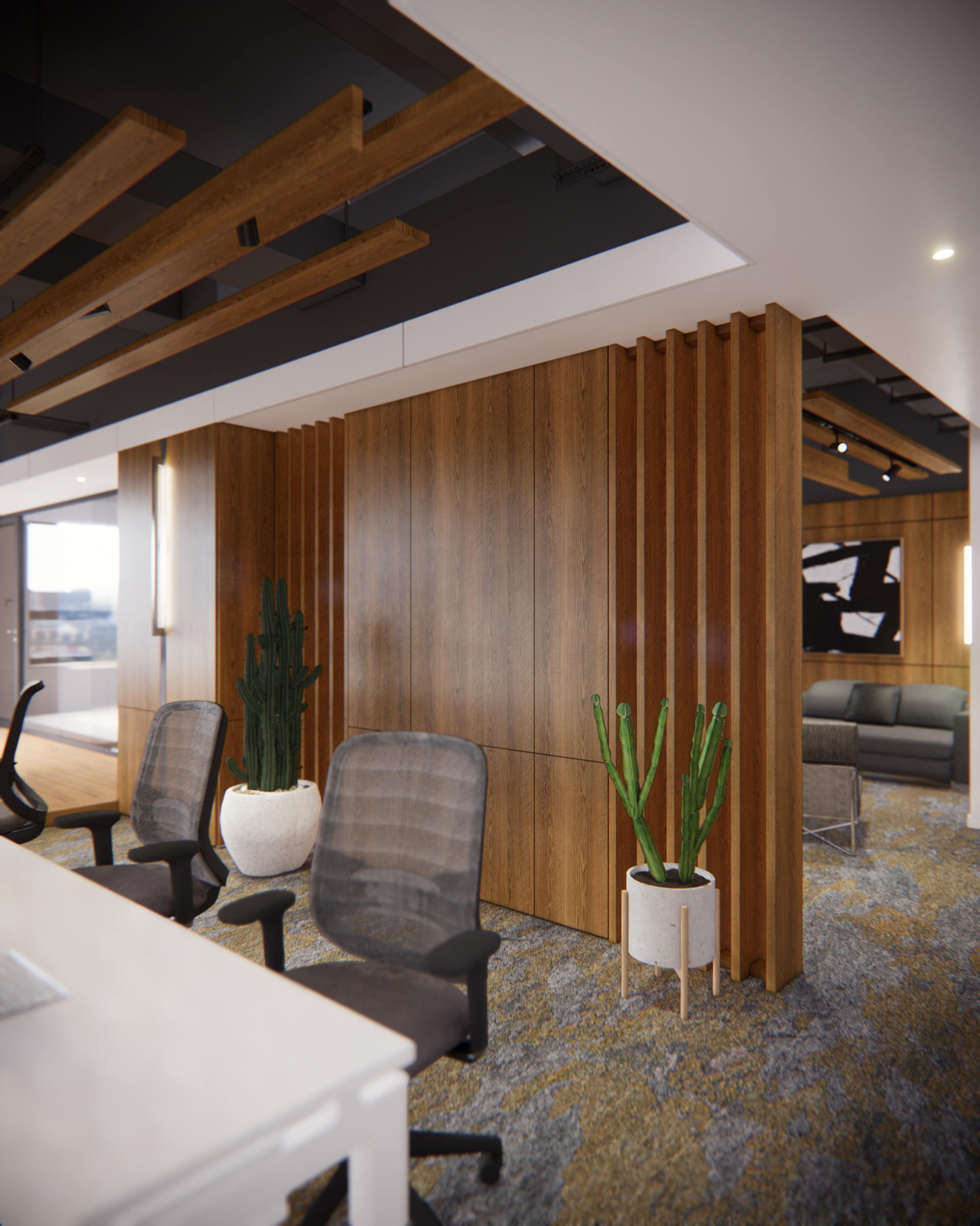 办公室设计与渲染-16