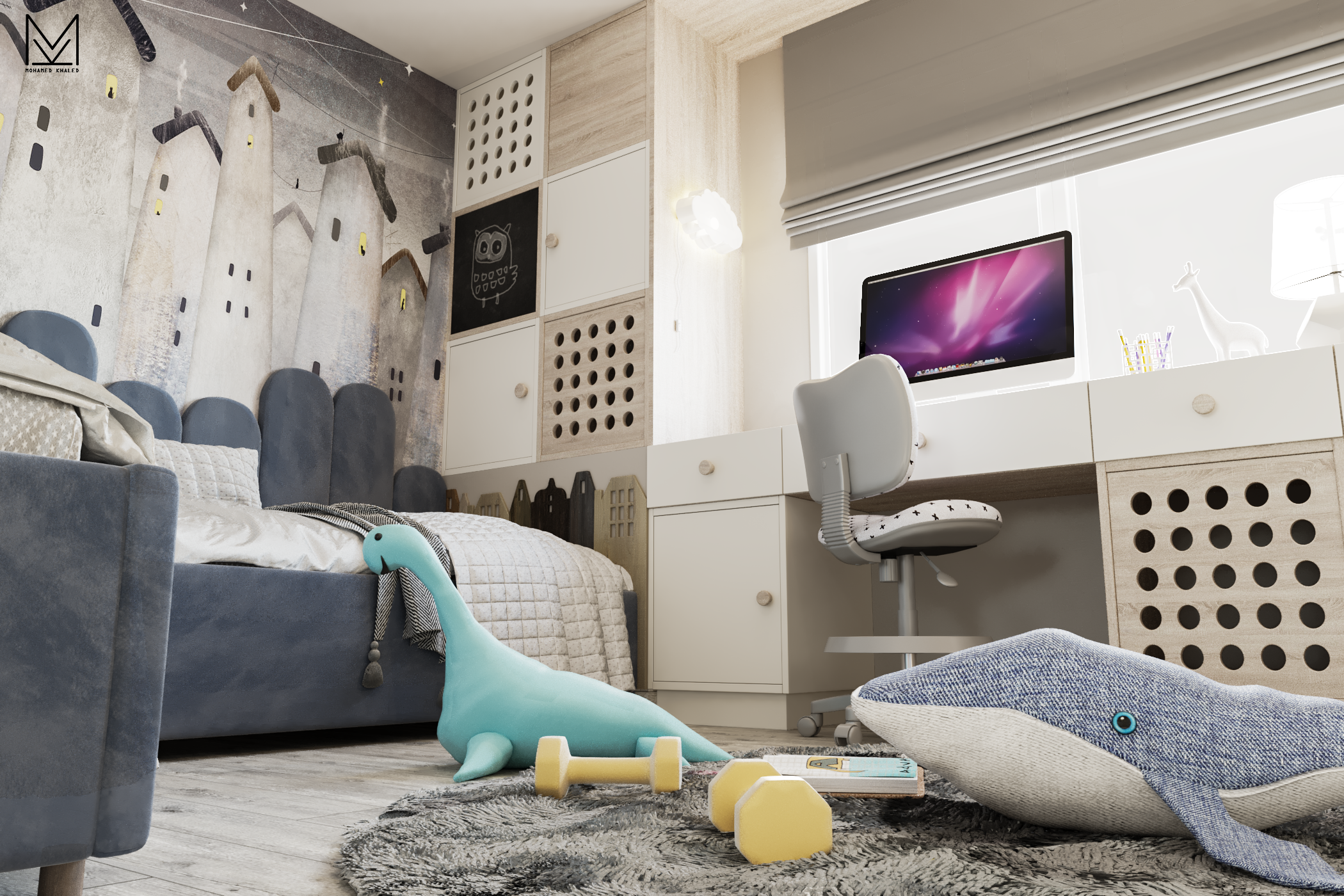 儿童卧室丨埃及丨Mohamed Khaled designs  MKD-12