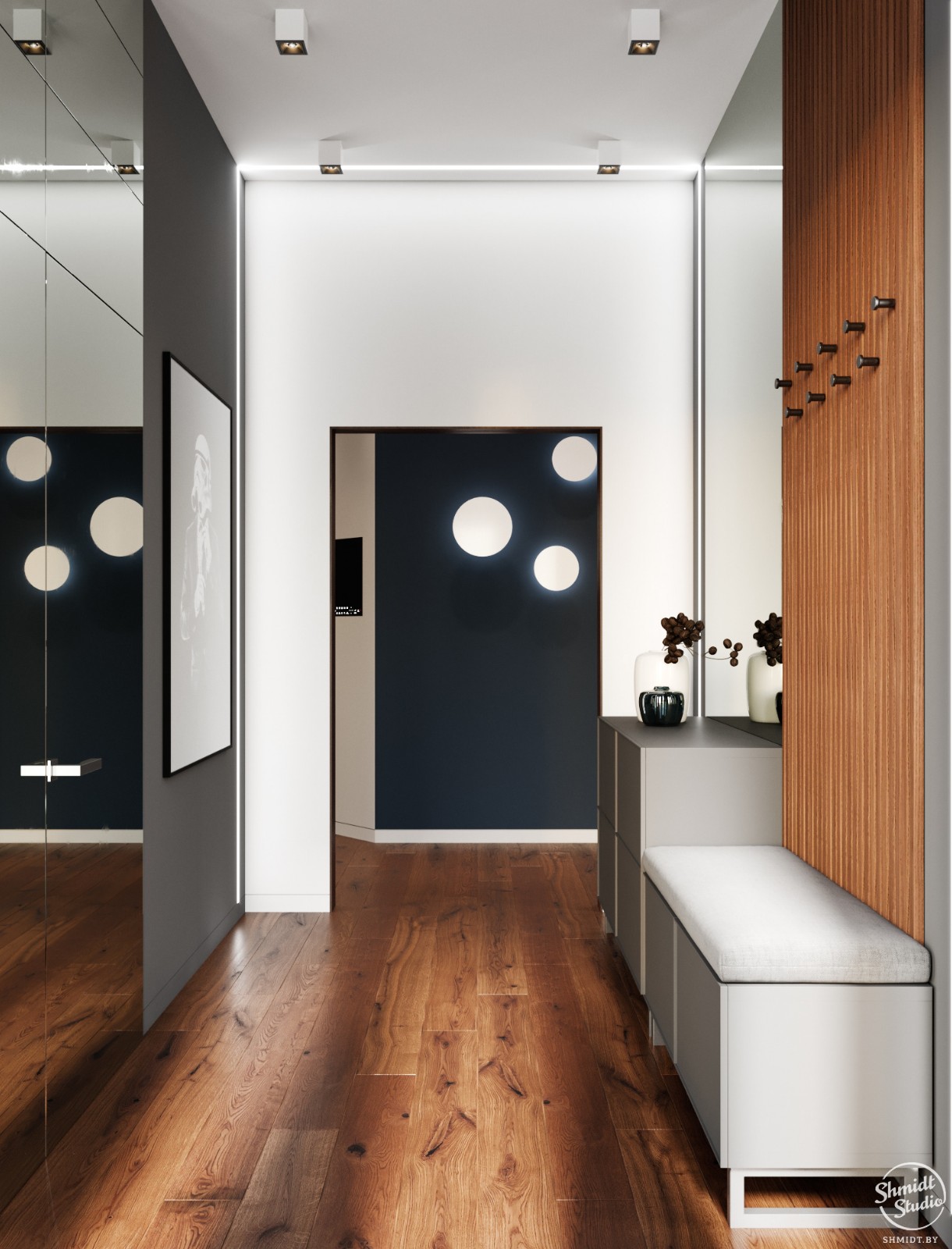 明斯克 100m²现代优雅住宅设计-22