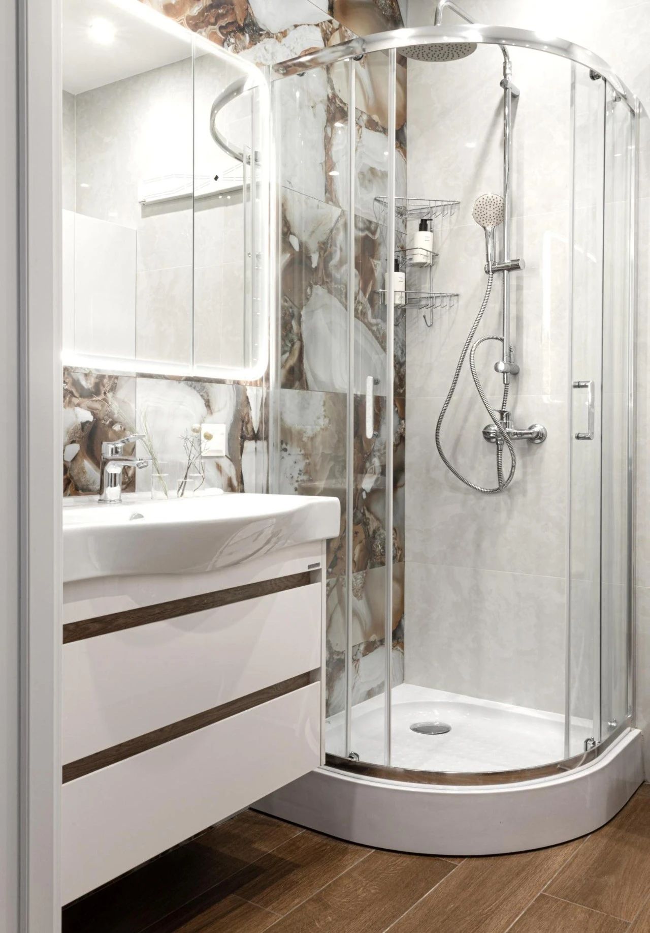 40㎡灰色小公寓室内设计丨Alana Kalabekova-19