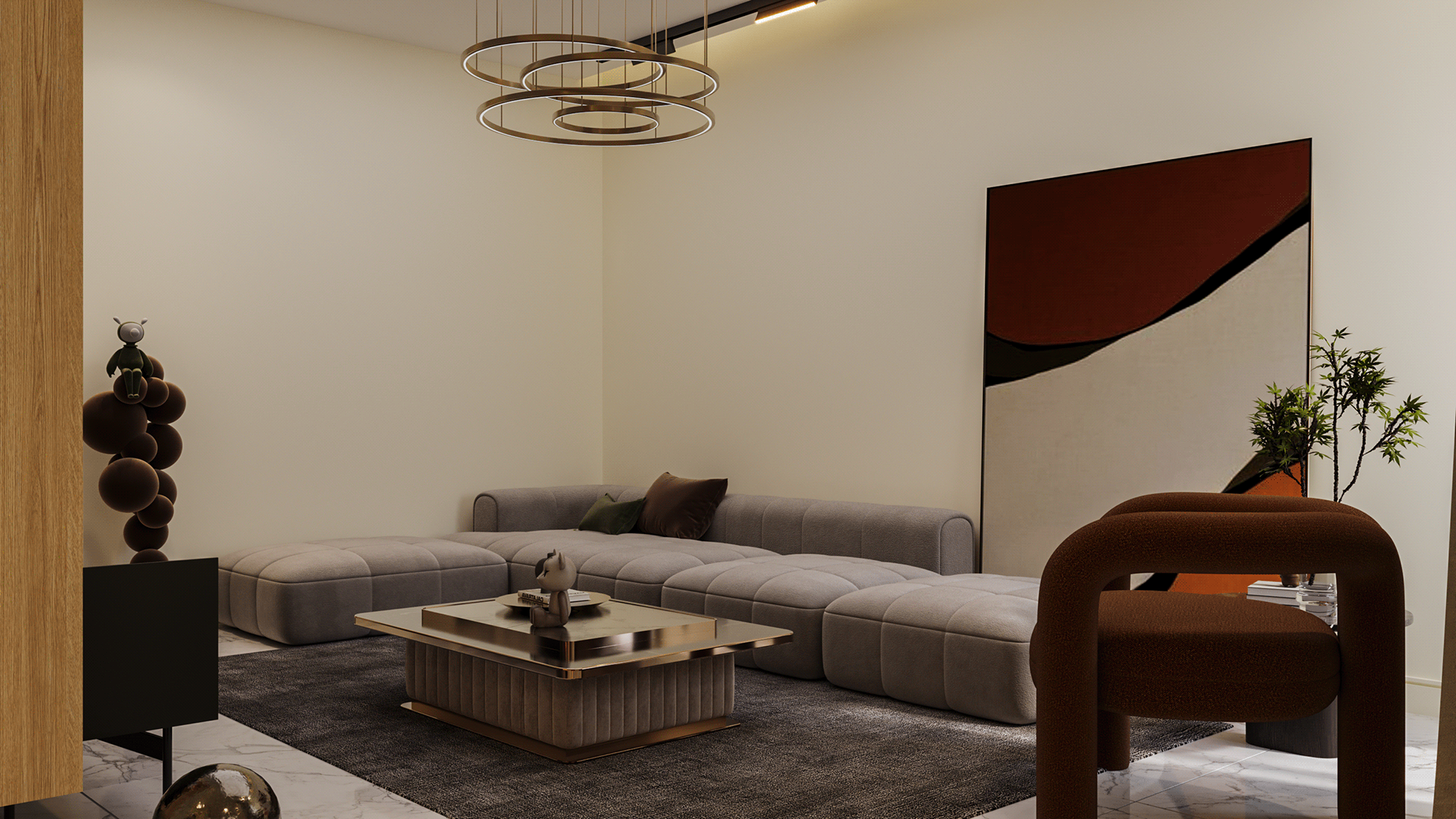 Hall KSA 别墅设计丨Palace consturcution-10