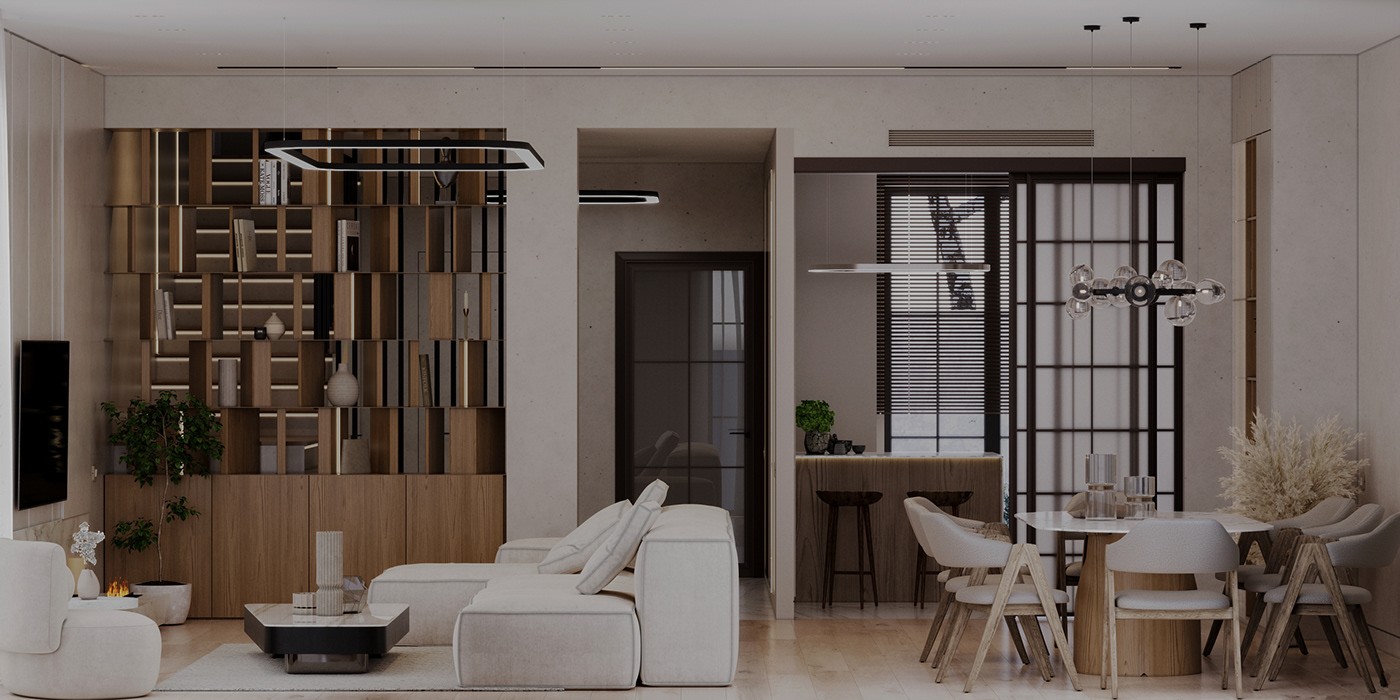 现代感十足的浅色温馨空间设计！-3