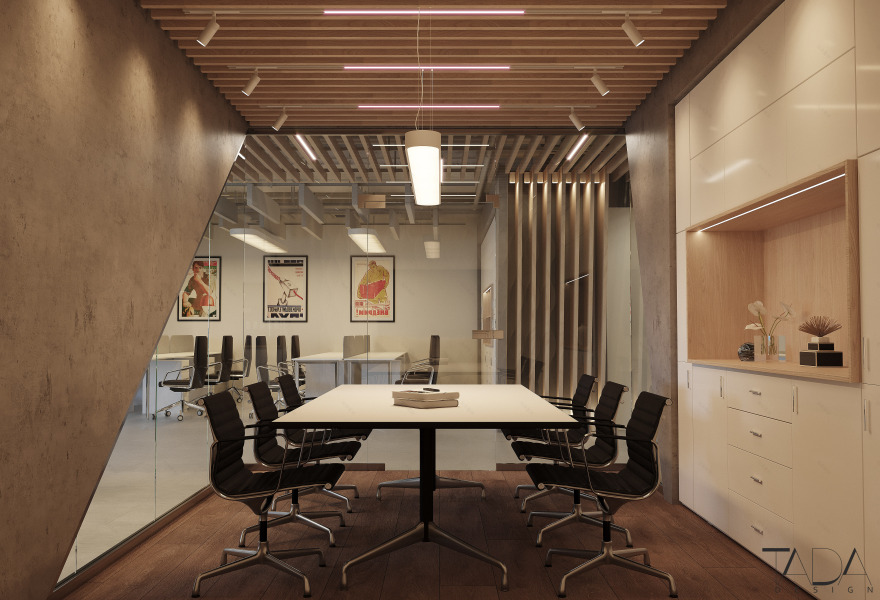 莫斯科城市当代办公室设计丨俄罗斯莫斯科丨ANDREW PORVATOV | TADA DESIGN-14