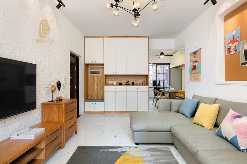 华南理工南秀村四口之家北欧风改造-66