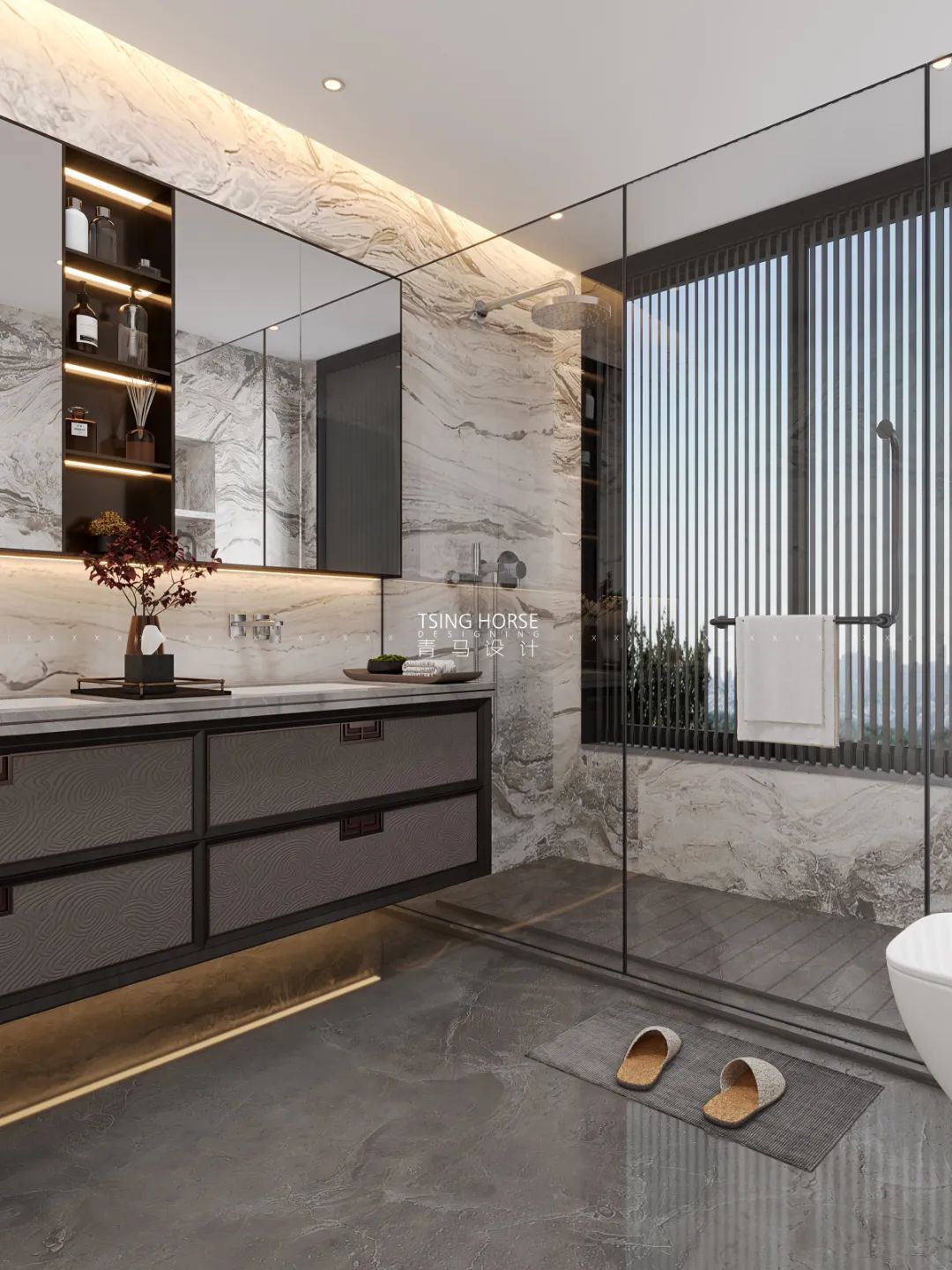 中华世纪城·富春洋房丨周昆设计团队-35