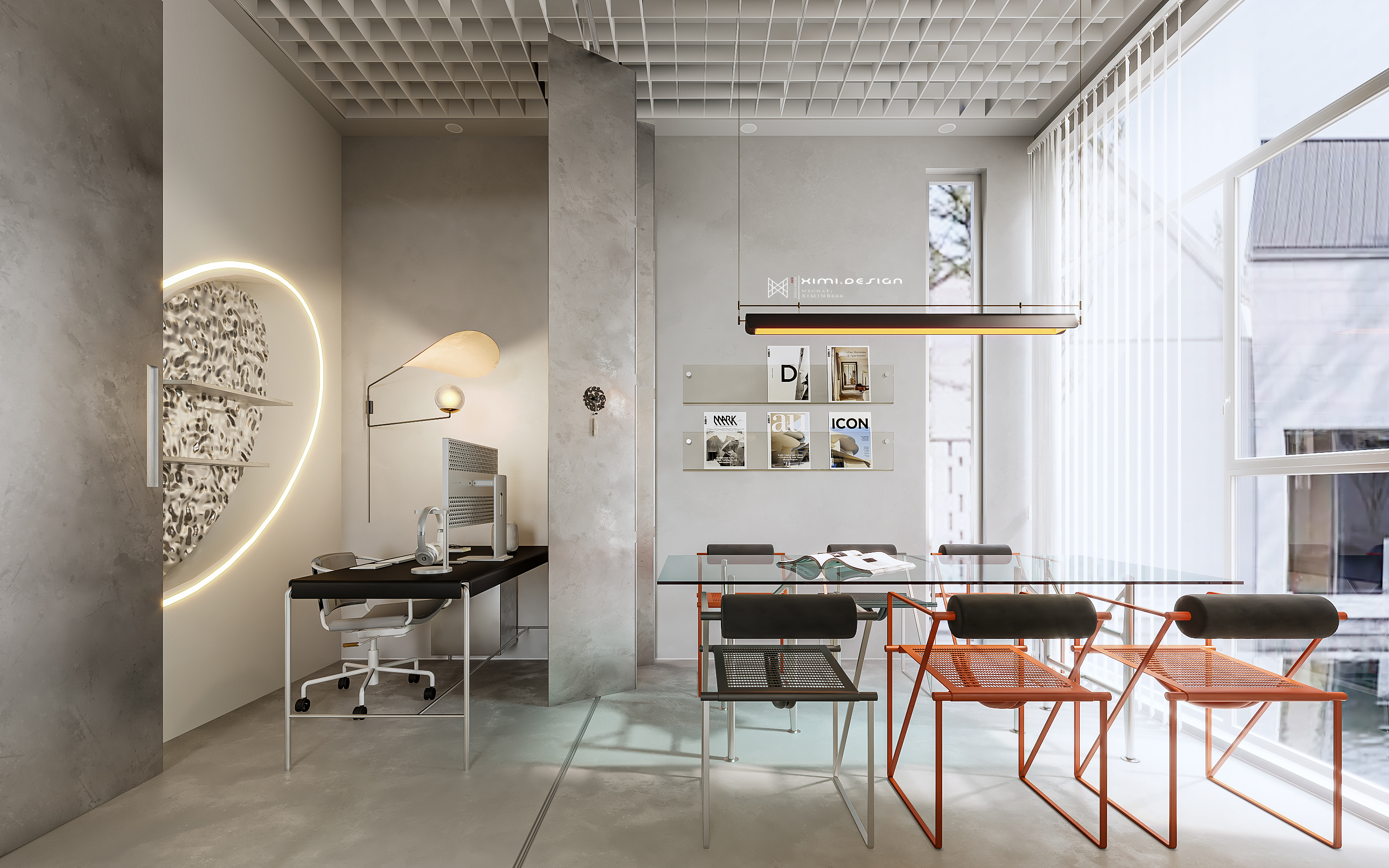 正在学堂办公空间设计丨XIMI DESIGN 出品-29
