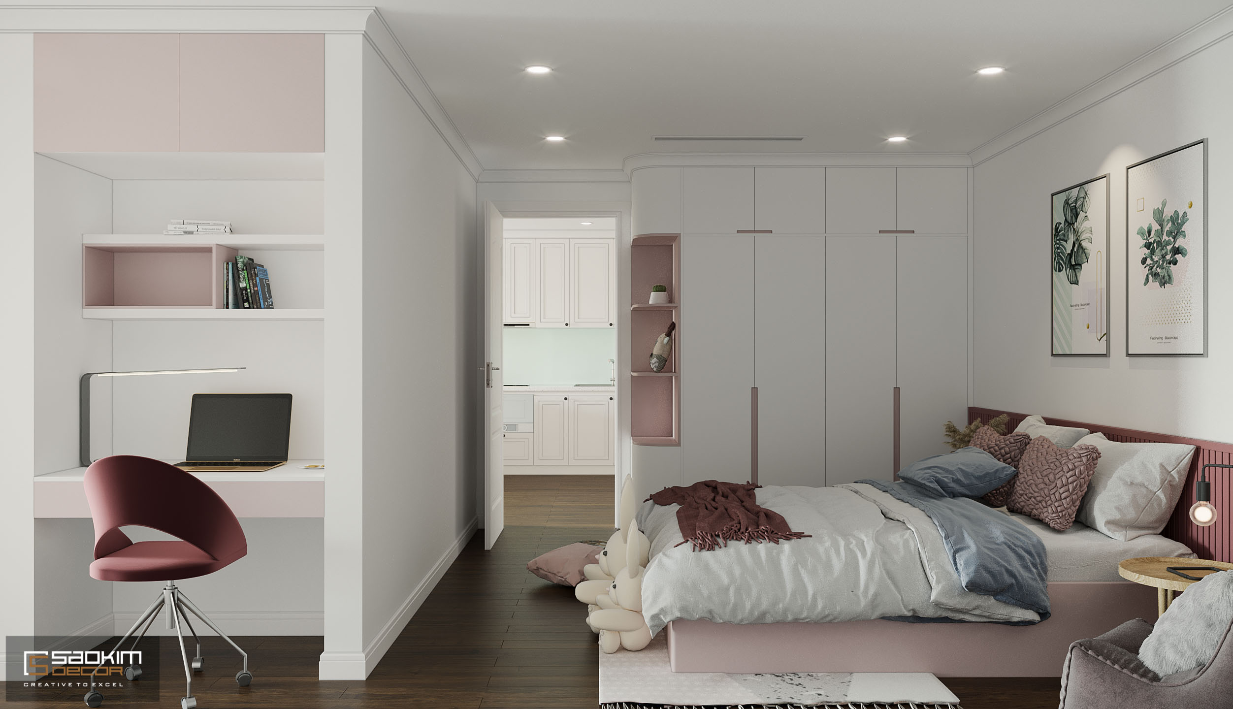 Sunshine Garden 公寓室内设计丨Sao Kim 有限公司-14