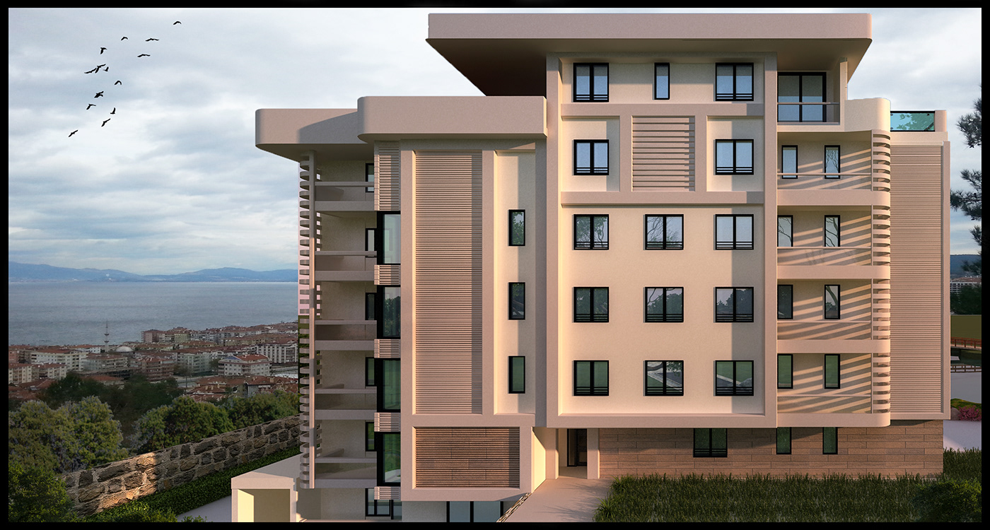 Anastasiya Gushchina丨公寓建筑丨ANKA PALACE Building Mudanya Türkiye-1