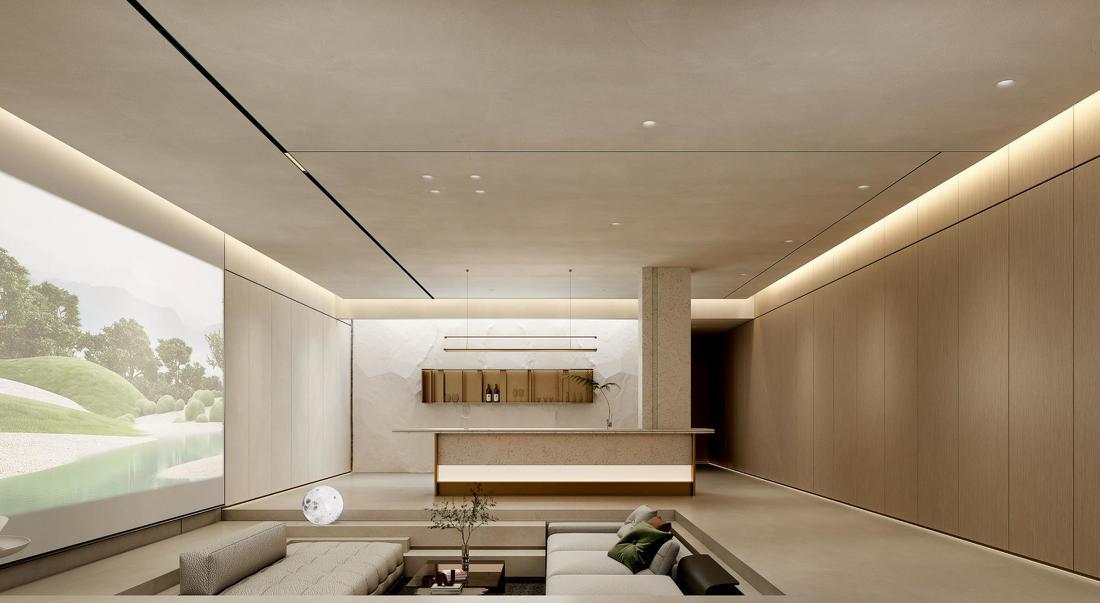 极简,艺术,智能未来的空间售楼处-2