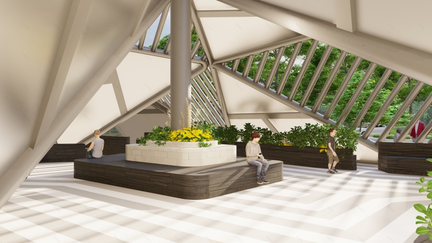 透视亭丨埃及开罗丨开罗大学工程学院建筑系-31