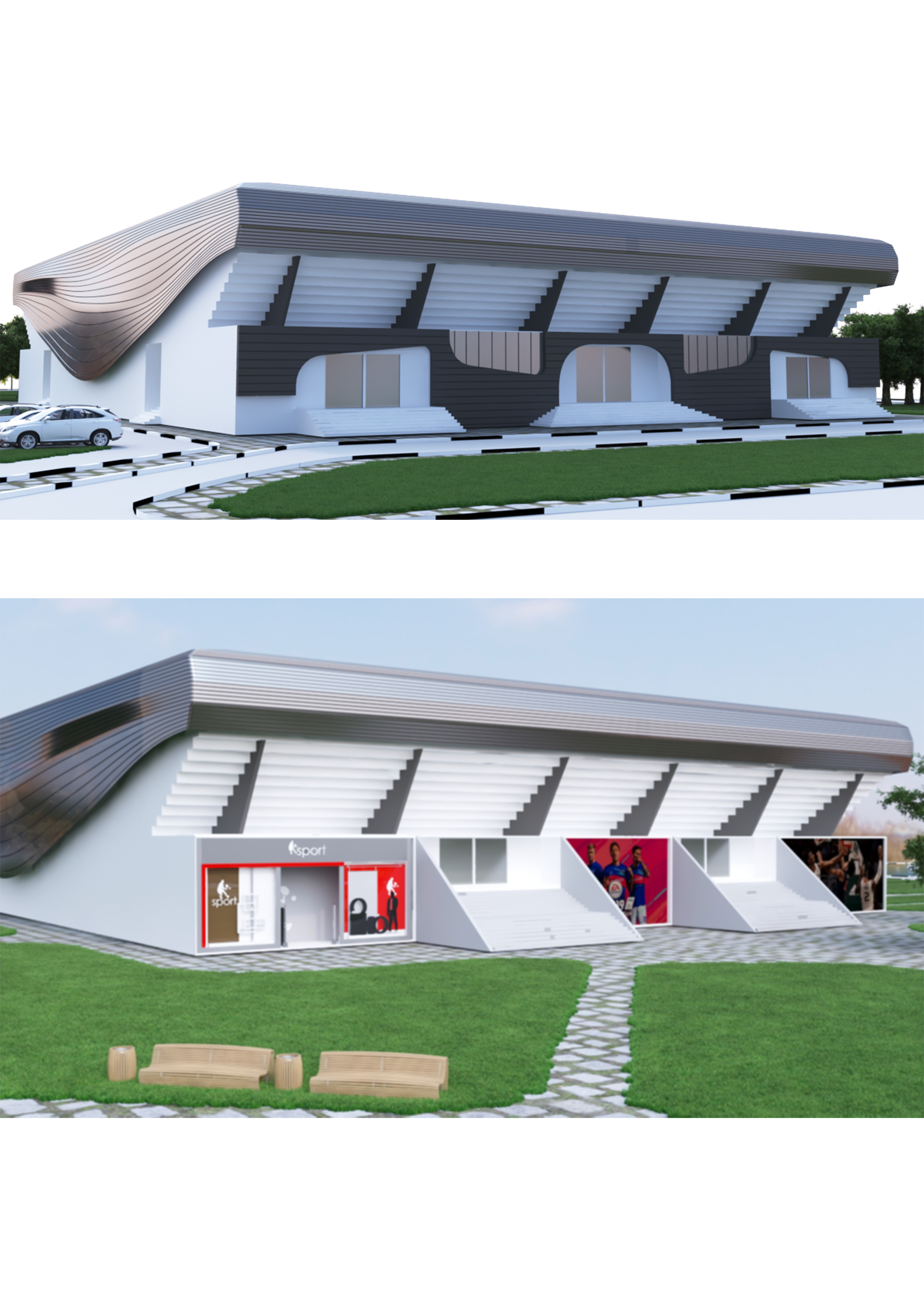 Olympics Sports Hall 设计项目-4