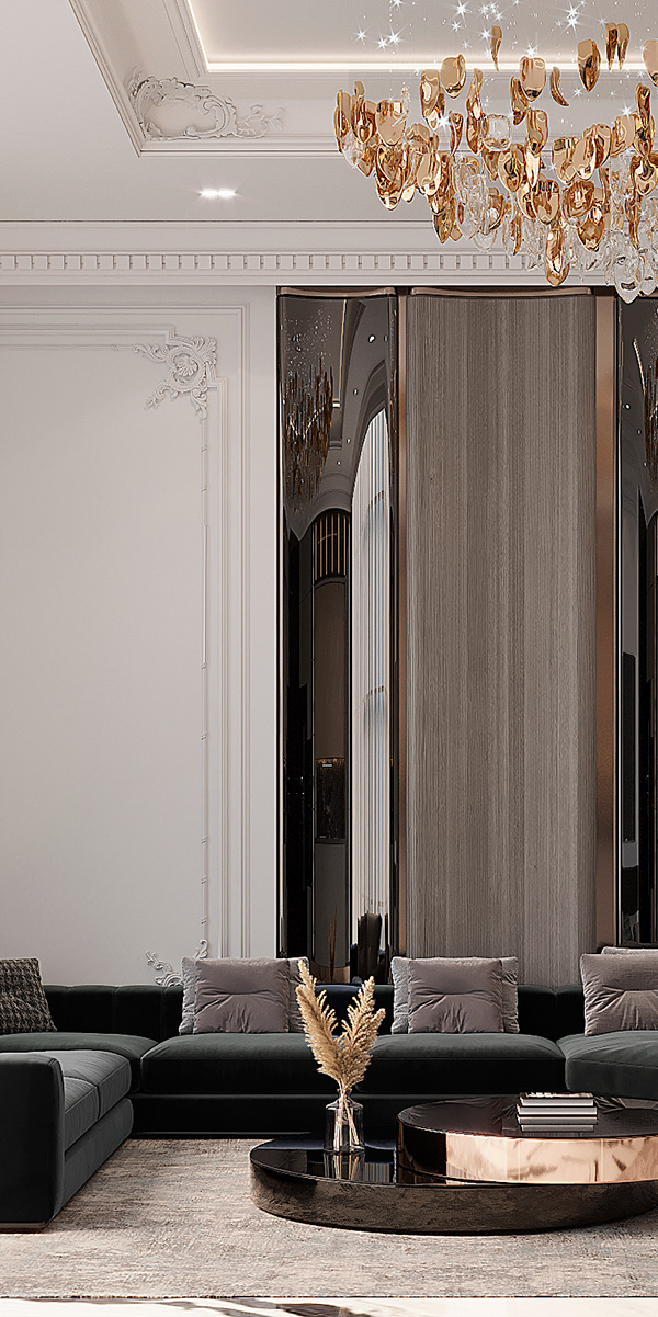 豪华客厅丨Mohammed Yossef-9
