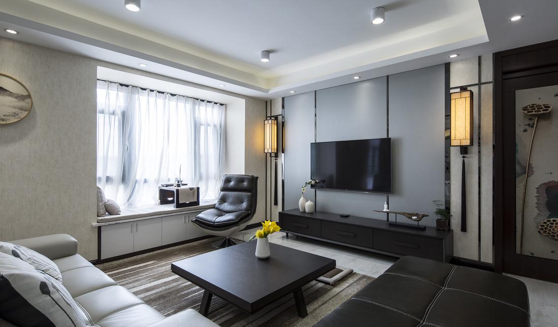 成都业之峰装饰 | 现代简约风格打造通透美湖平层-14