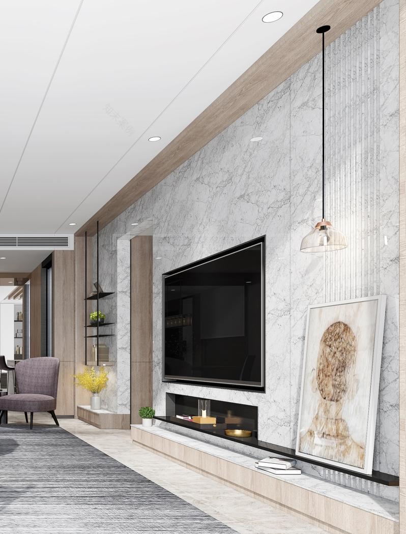 轻美式山景宅 生活与自然相融-25