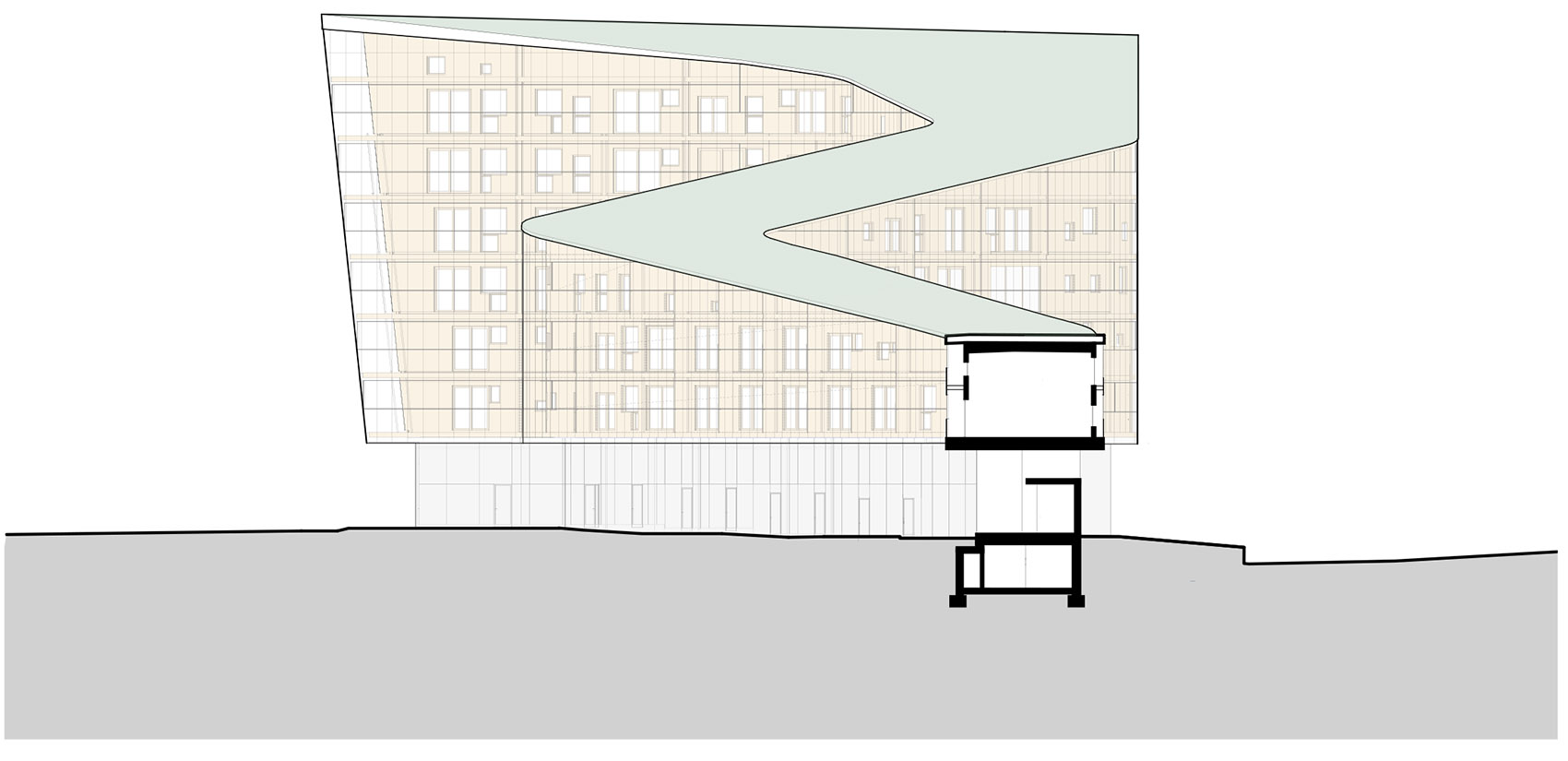 Meander 公寓楼丨芬兰赫尔辛基丨Steven Holl Architects+Newil&Bau-93