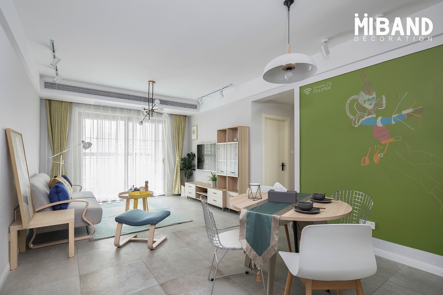 外滩一号：素·颜——88㎡北欧休闲风住宅  常州米邦装饰-7