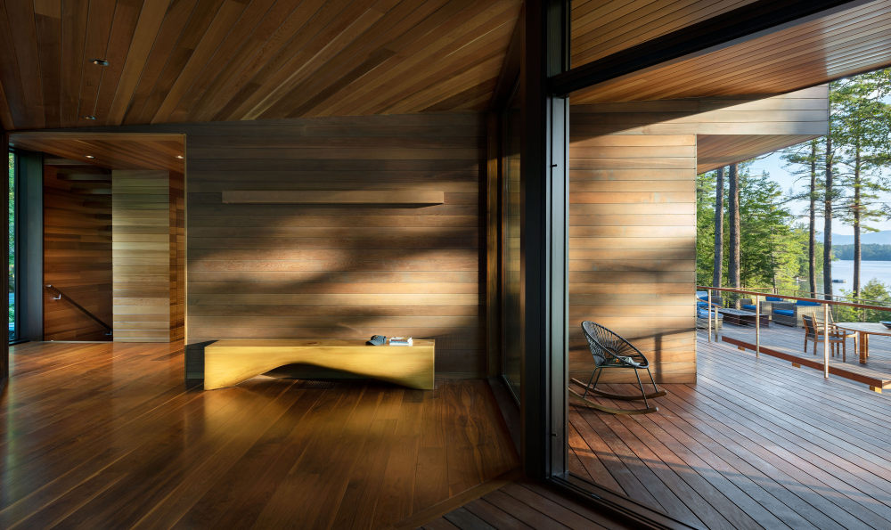 美国俯瞰湖边住宅（2018）Murdough Design Architects-31