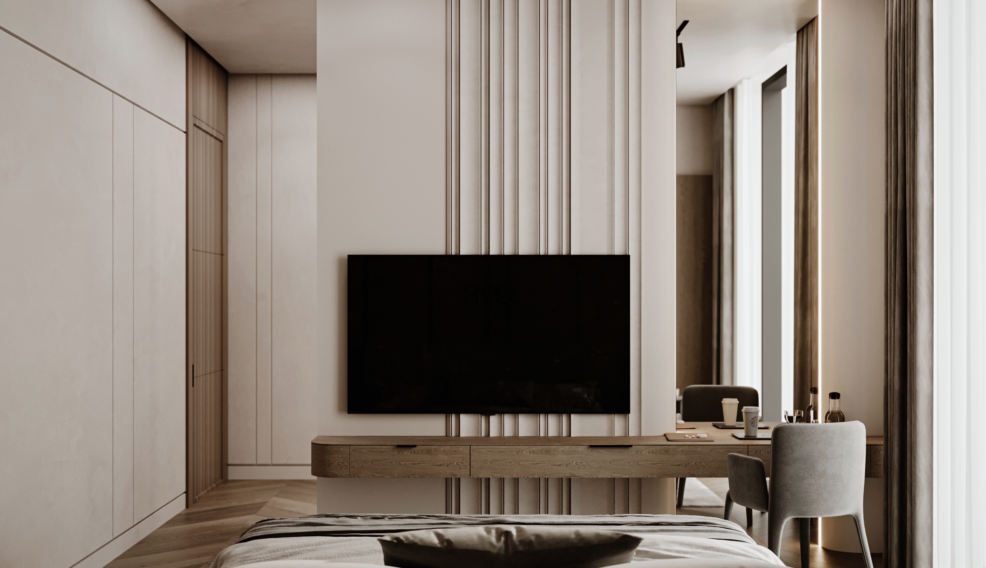 轻奢风 浅色高级感空间！-12