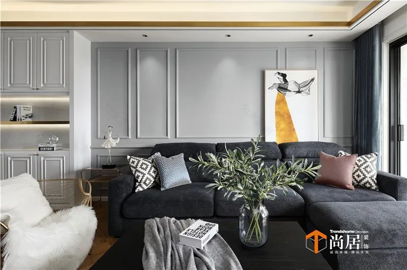 中电颐和府邸现代轻奢装修案例丨唐馨-1