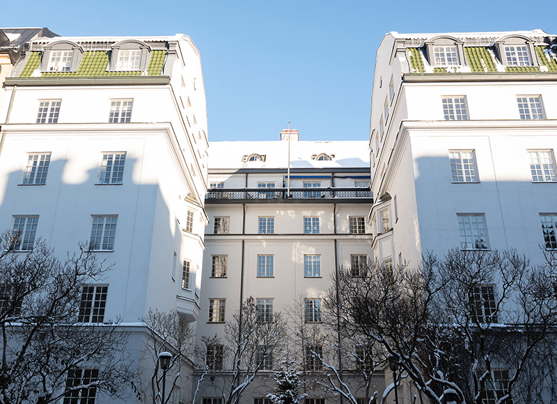 斯德哥尔摩美丽建筑中的优雅蓝白公寓-26