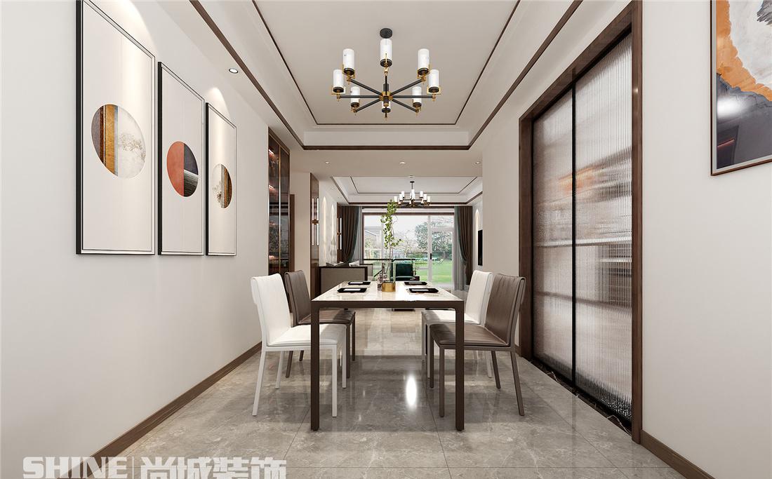 紫郡府新中式风格装修-27