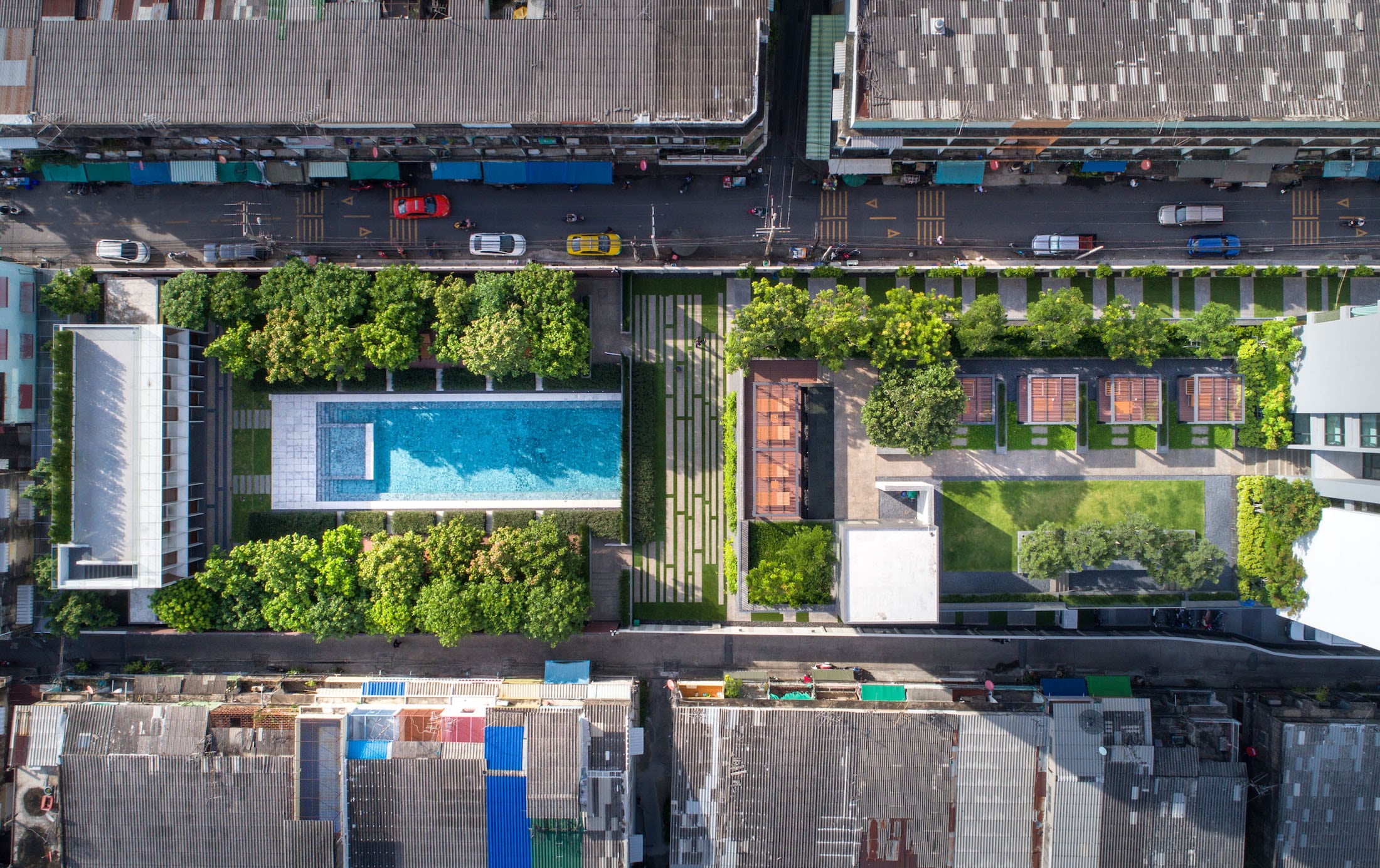 Bright Wongwian Yai公寓景观-1