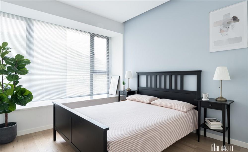 莫川设计丨平层北欧风 | 简约黑白灰,致敬悠闲生活-25