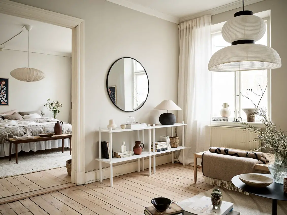 古典温馨的 50m2 斯堪的纳维亚风格公寓-4