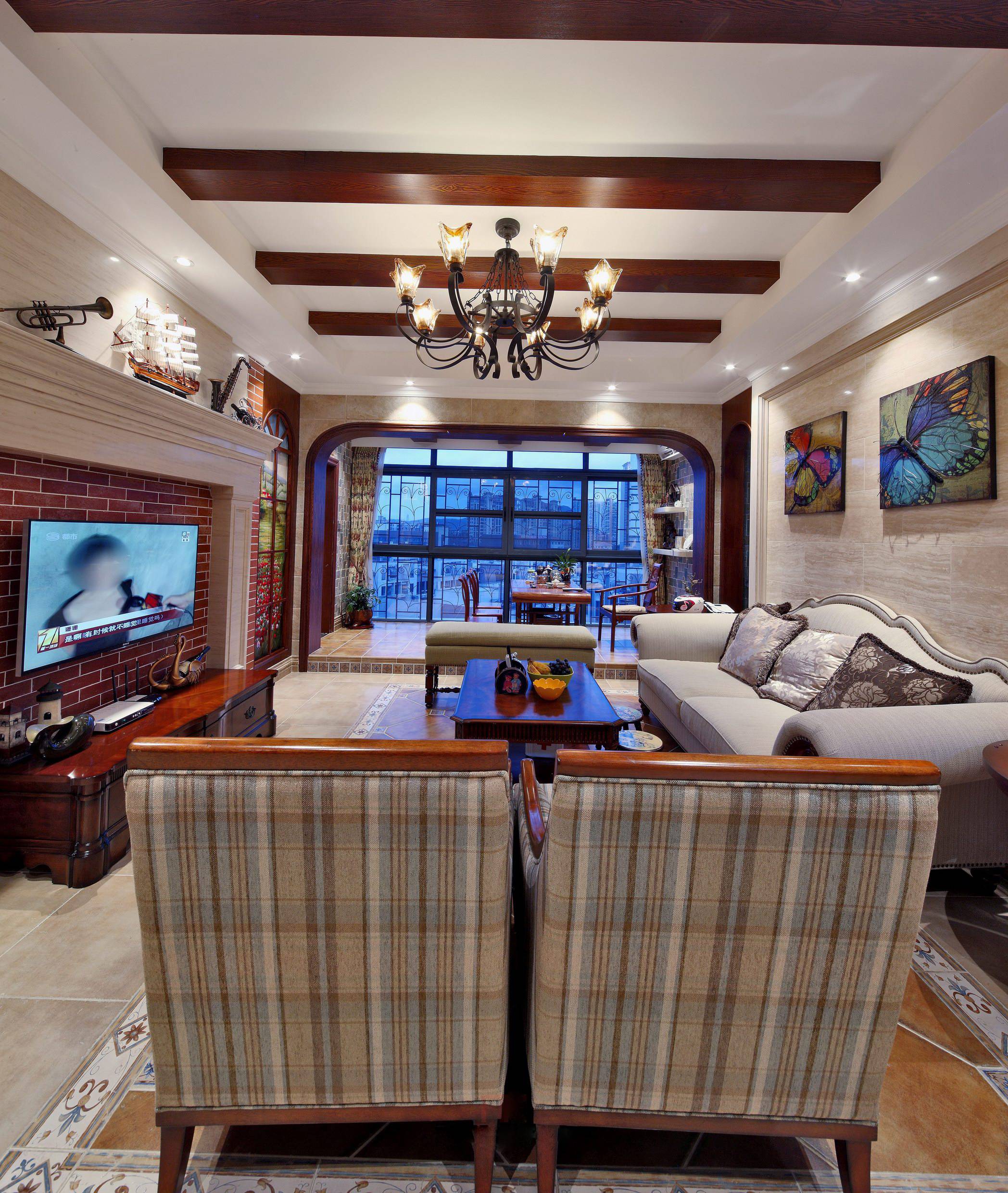 深圳慢城美式风格家居    白益森设计作品-47