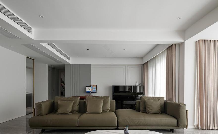 现代轻奢风四口之家设计-24